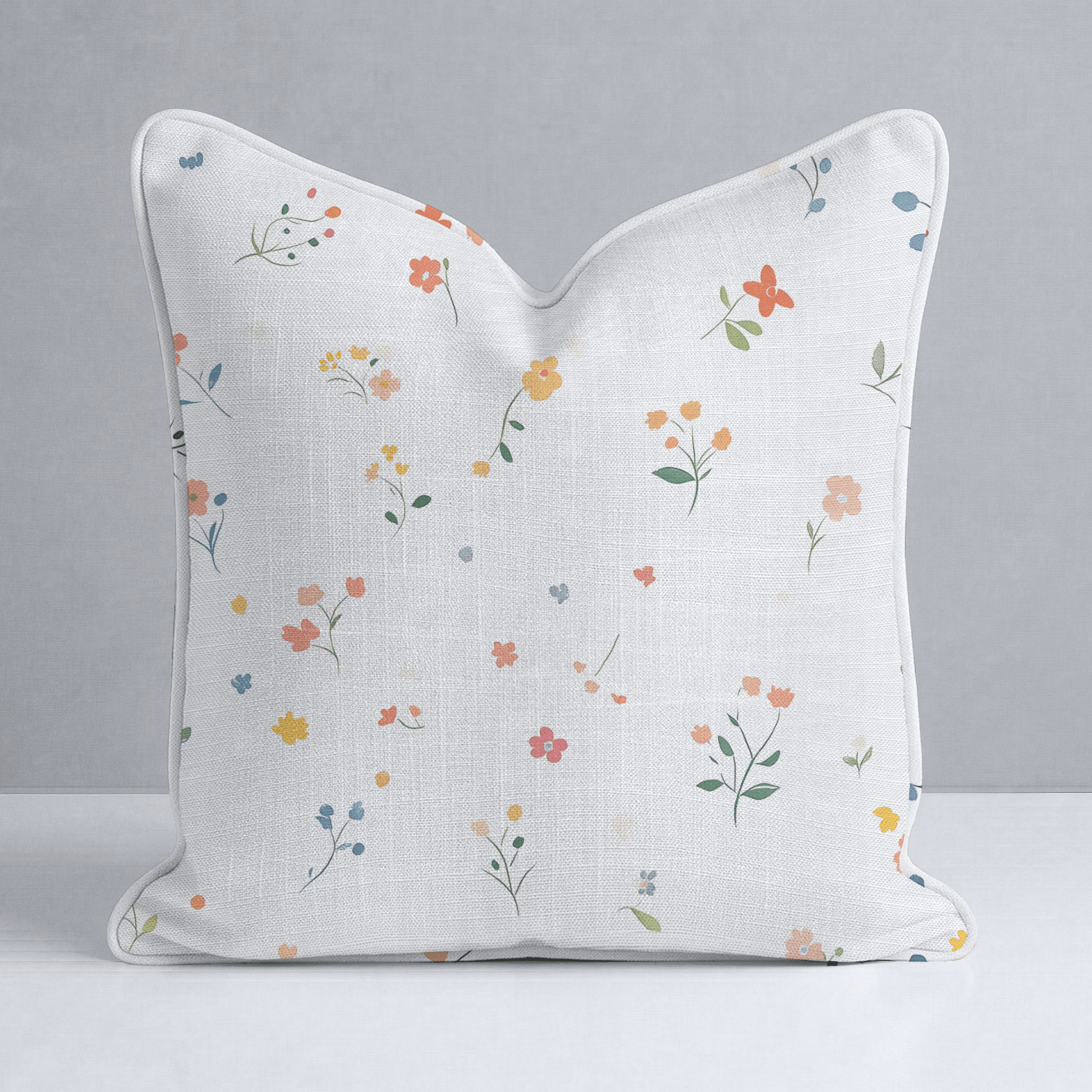 Buttercup Blooms Throw Pillow - Lemon Park