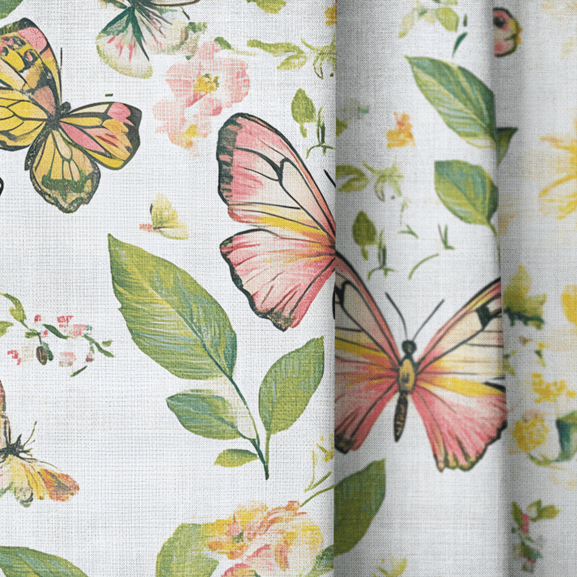 Butterfly Meadow - Drapery - Lemon Park