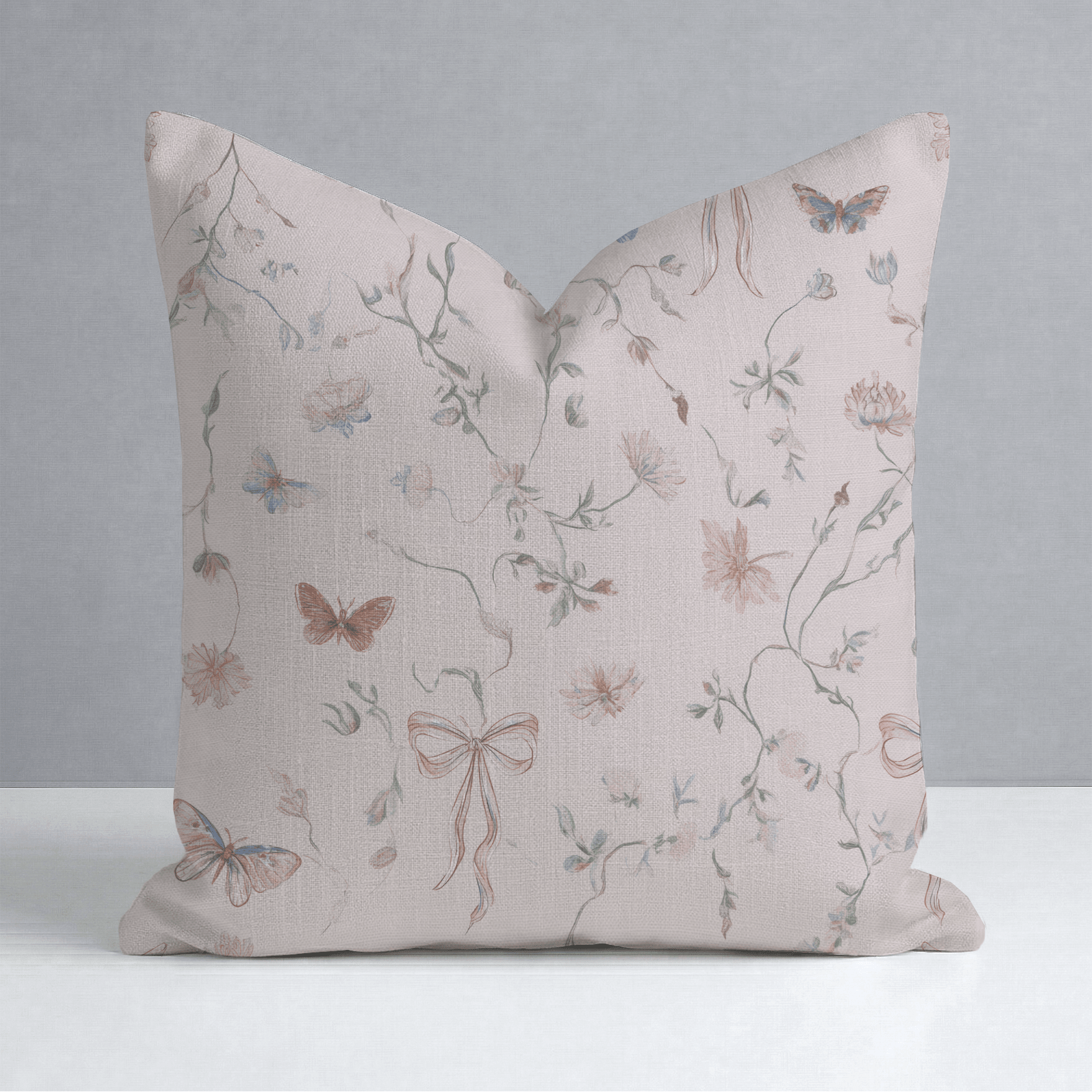 Butterfly Parlour Throw Pillow - Lemon Park