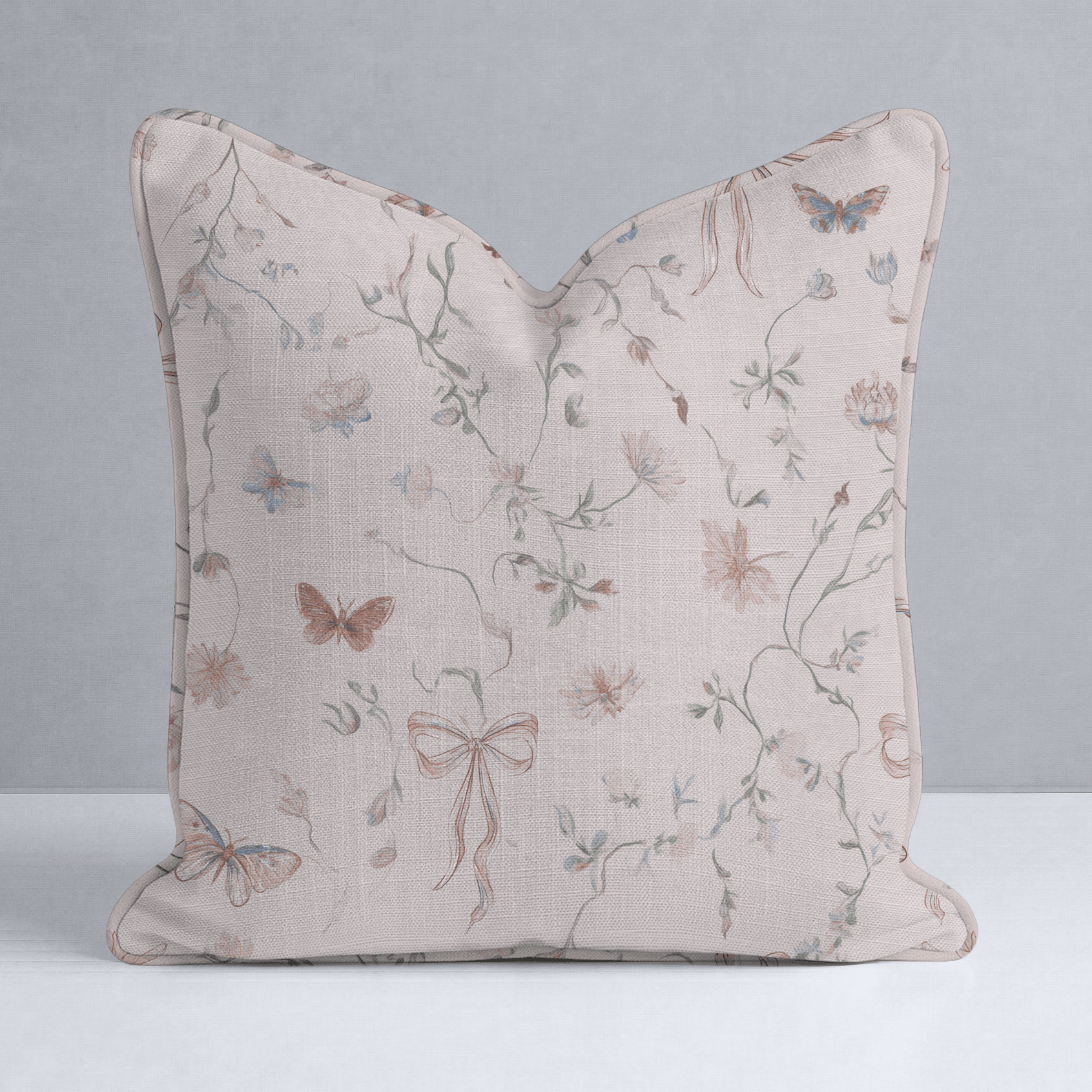 Butterfly Parlour Throw Pillow - Lemon Park