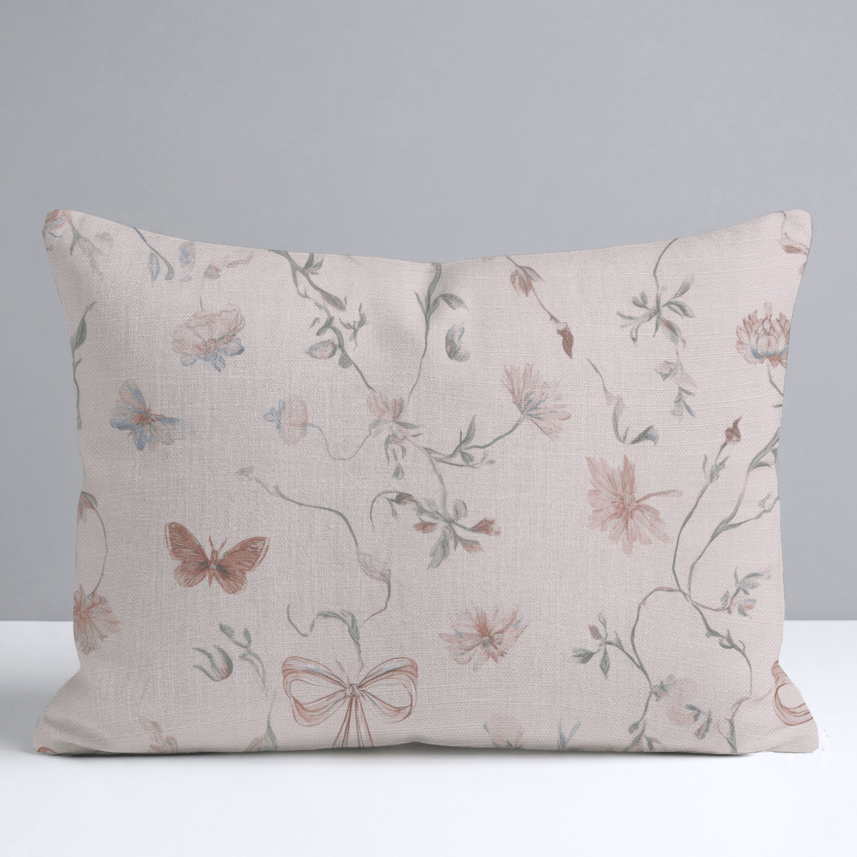 Butterfly Parlour Throw Pillow - Lemon Park