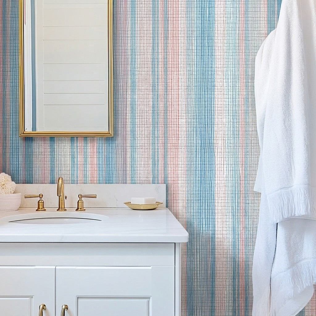 Pearl Faux Grasscloth Wallpaper