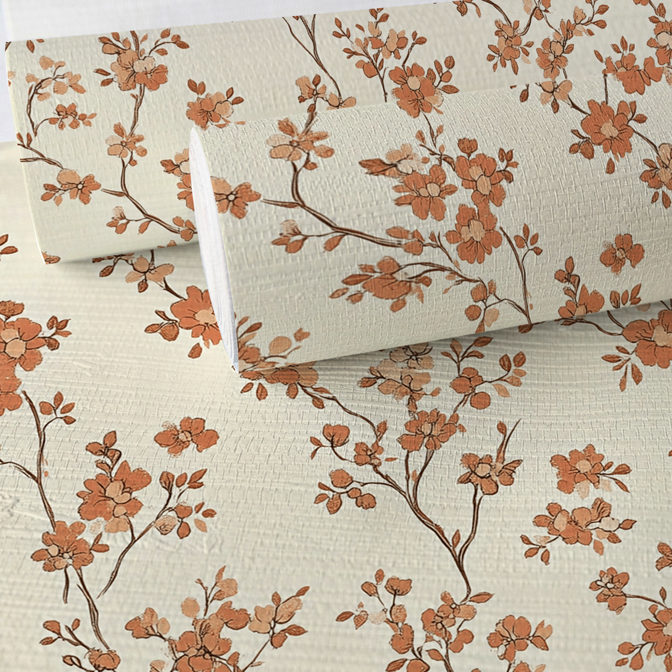 Cabin at Dawn Faux Grasscloth Wallpaper