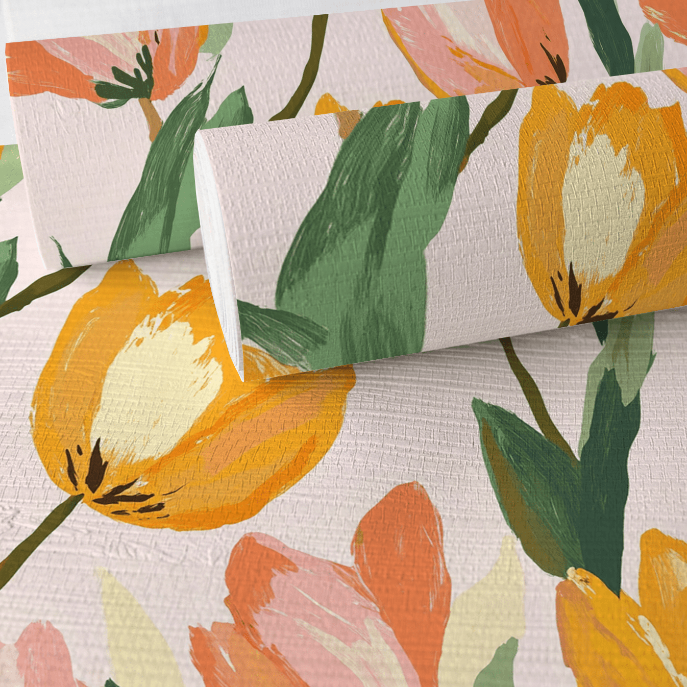 Calla Faux Grasscloth Wallpaper - Lemon Park
