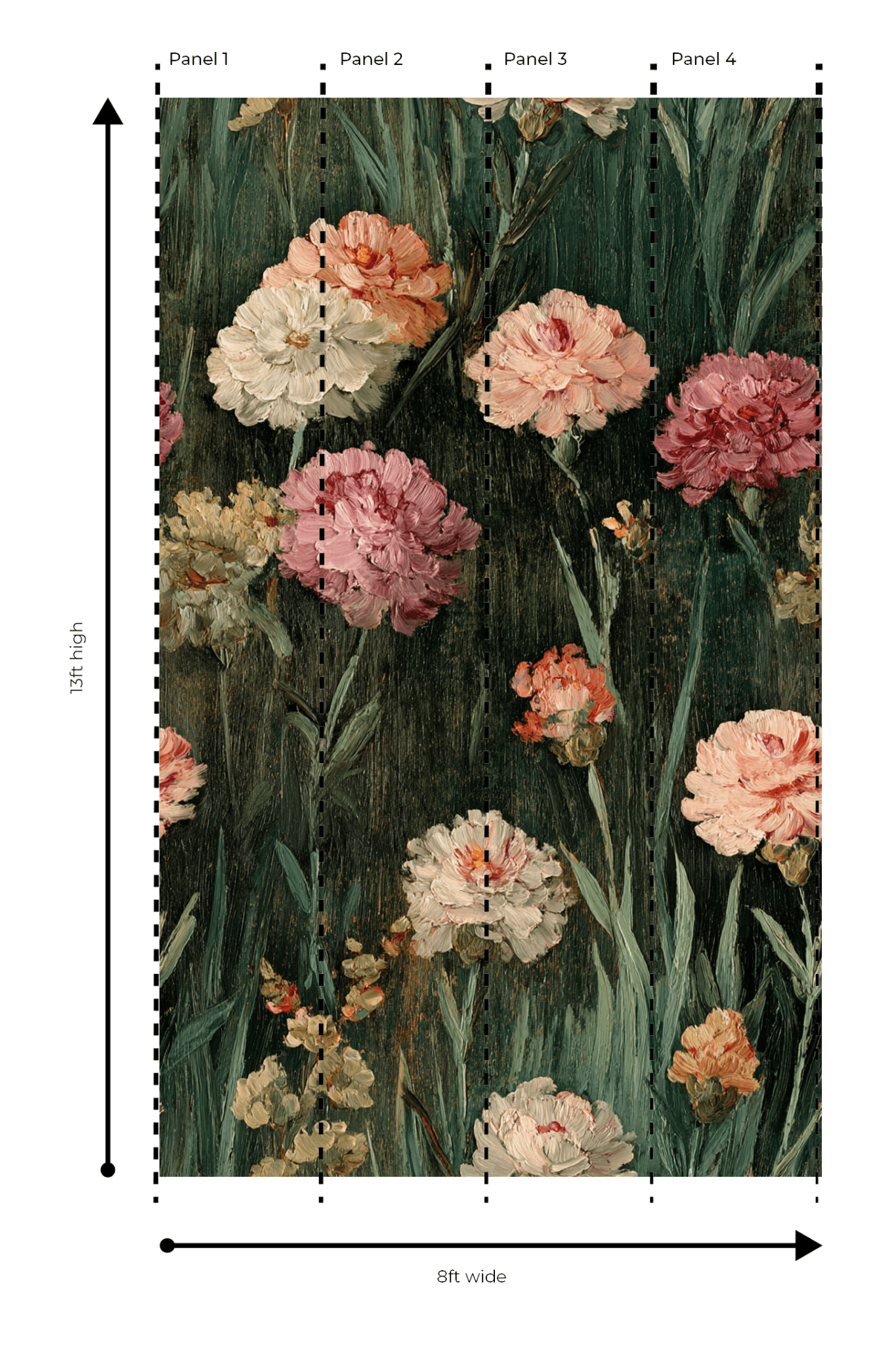 Camellia Grace - Wall Mural - Lemon Park