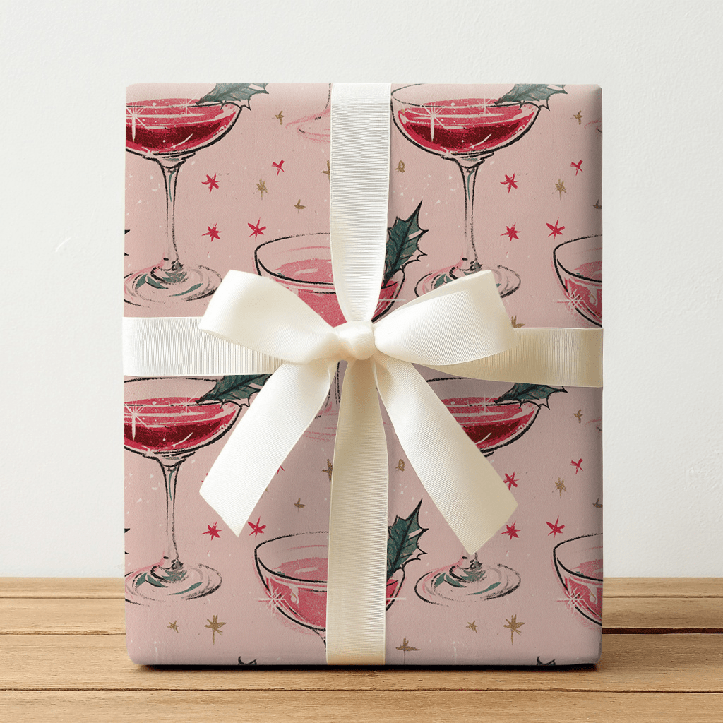 Candy Cane Cosmo - Wrapping Paper - Lemon Park