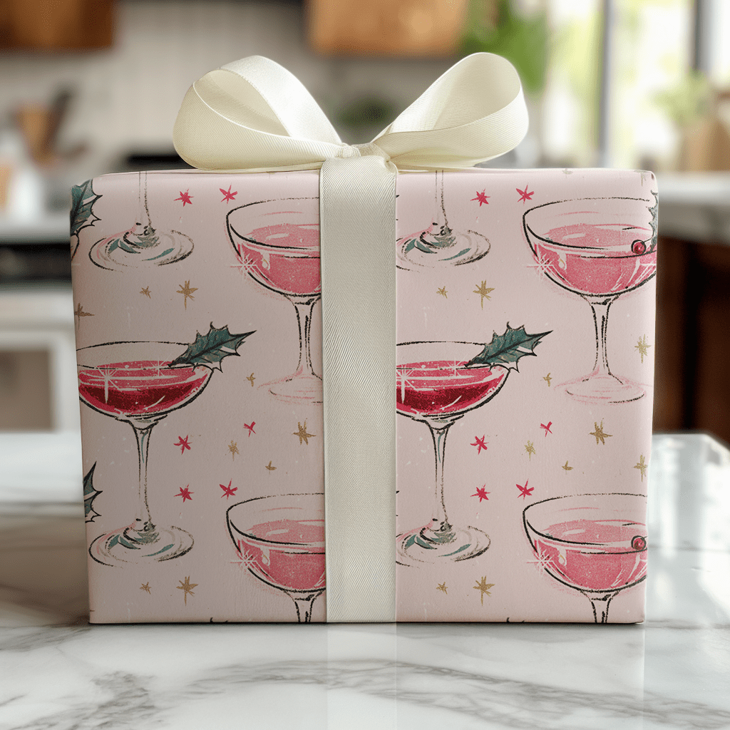 Candy Cane Cosmo - Wrapping Paper - Lemon Park