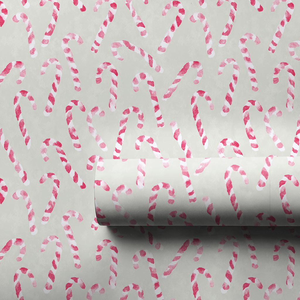 Candy Cane Lane - Wrapping Paper - Lemon Park