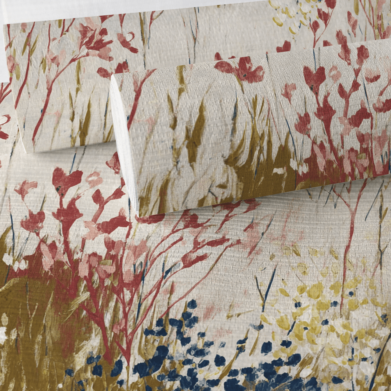 Canopy Faux Grasscloth Wallpaper - Lemon Park