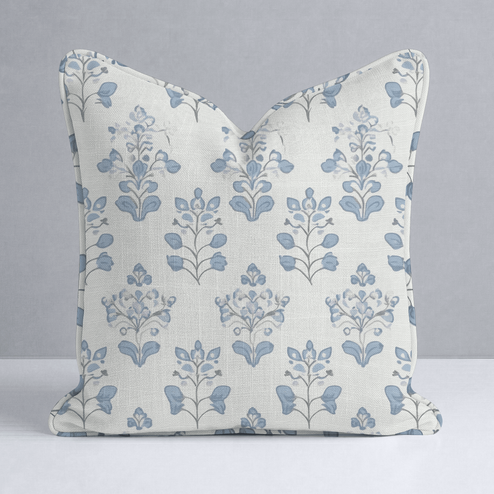 Capri Blue Throw Pillow - Lemon Park
