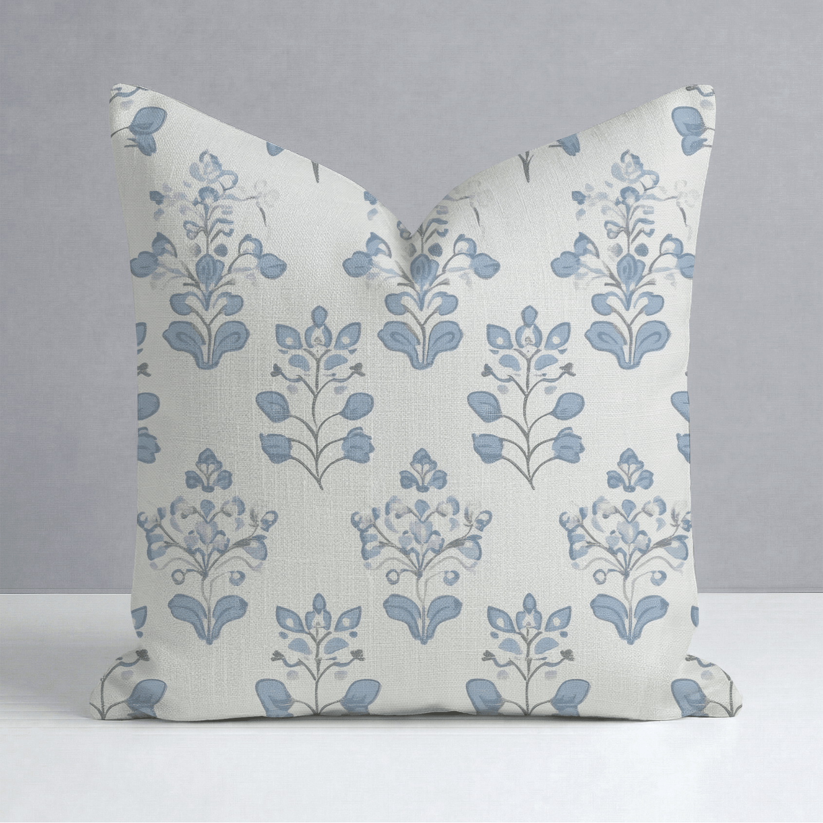 Capri Blue Throw Pillow - Lemon Park