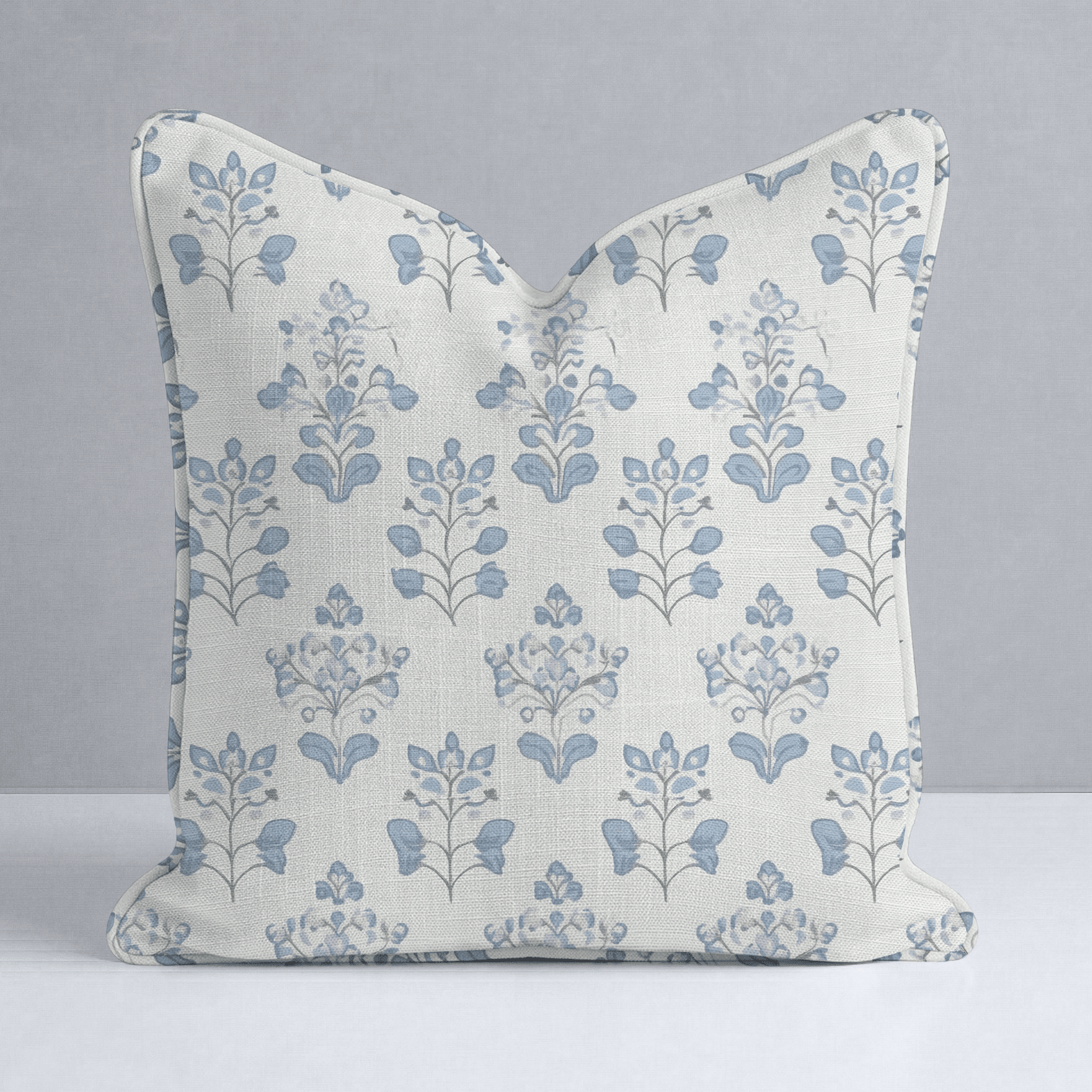 Capri Blue Throw Pillow - Lemon Park