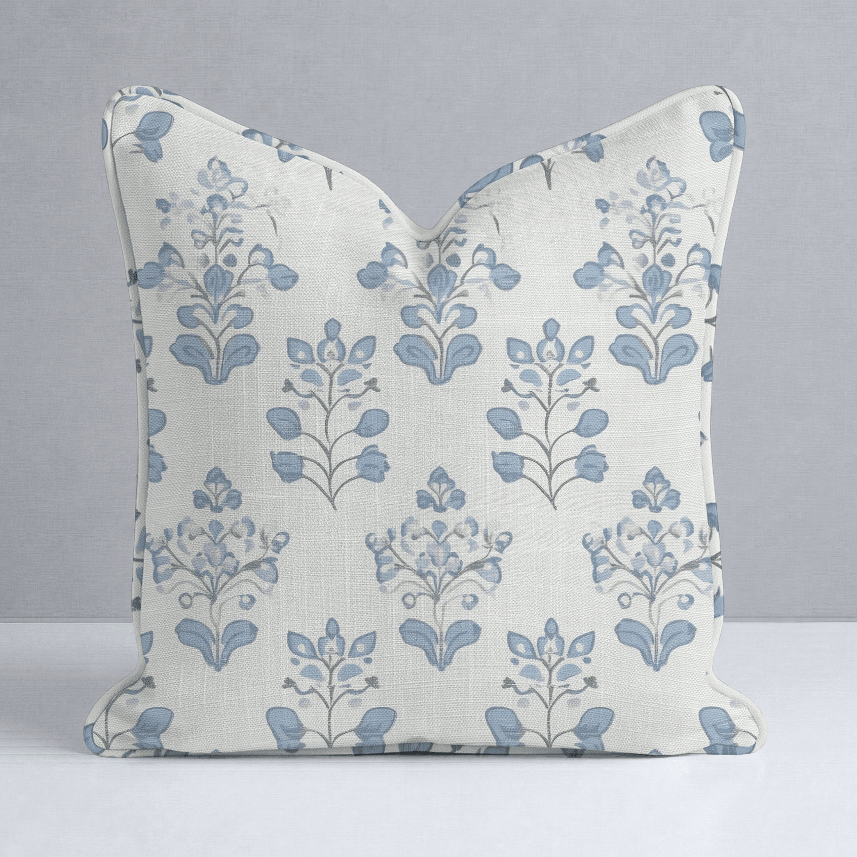 Capri Blue Throw Pillow - Lemon Park