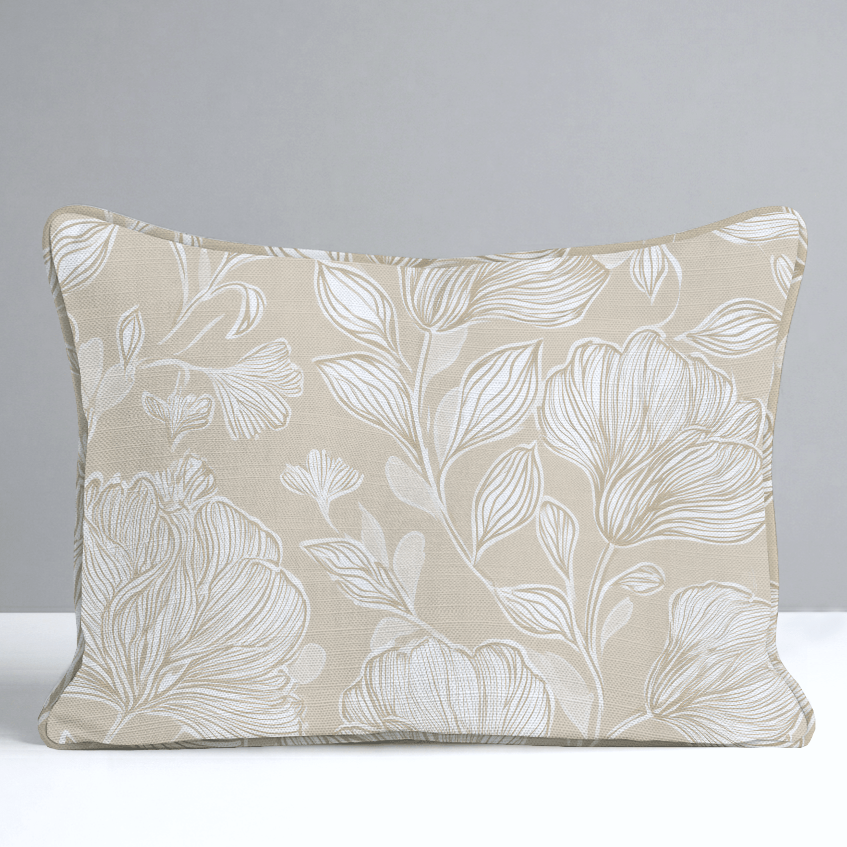 Caramel Threads Throw Pillow - Lemon Park