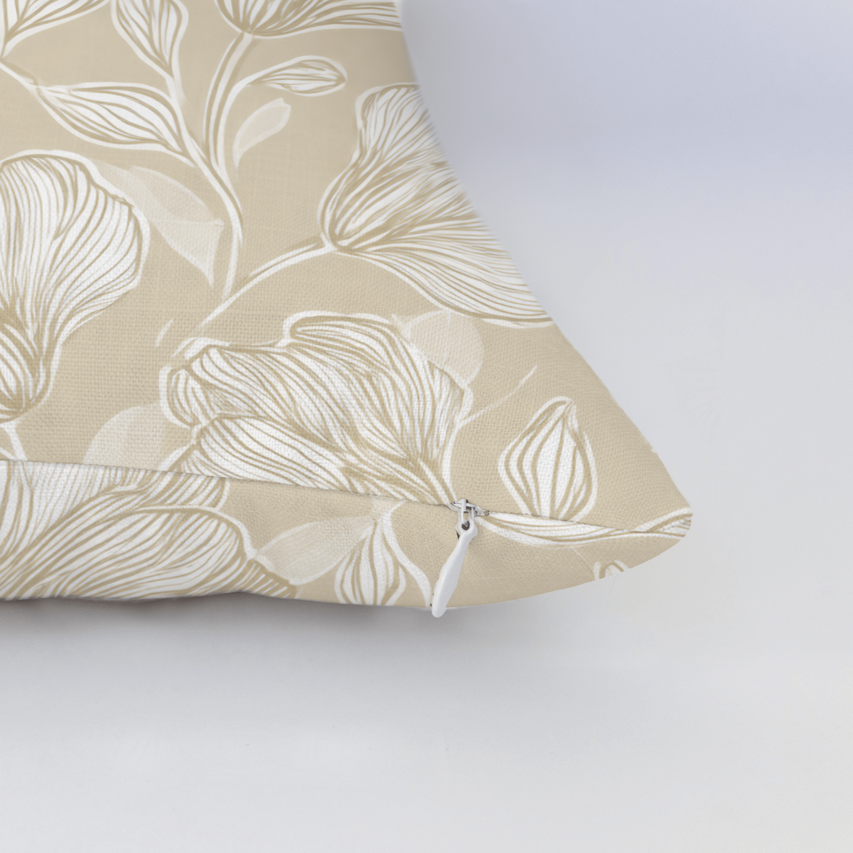 Caramel Threads Throw Pillow - Lemon Park
