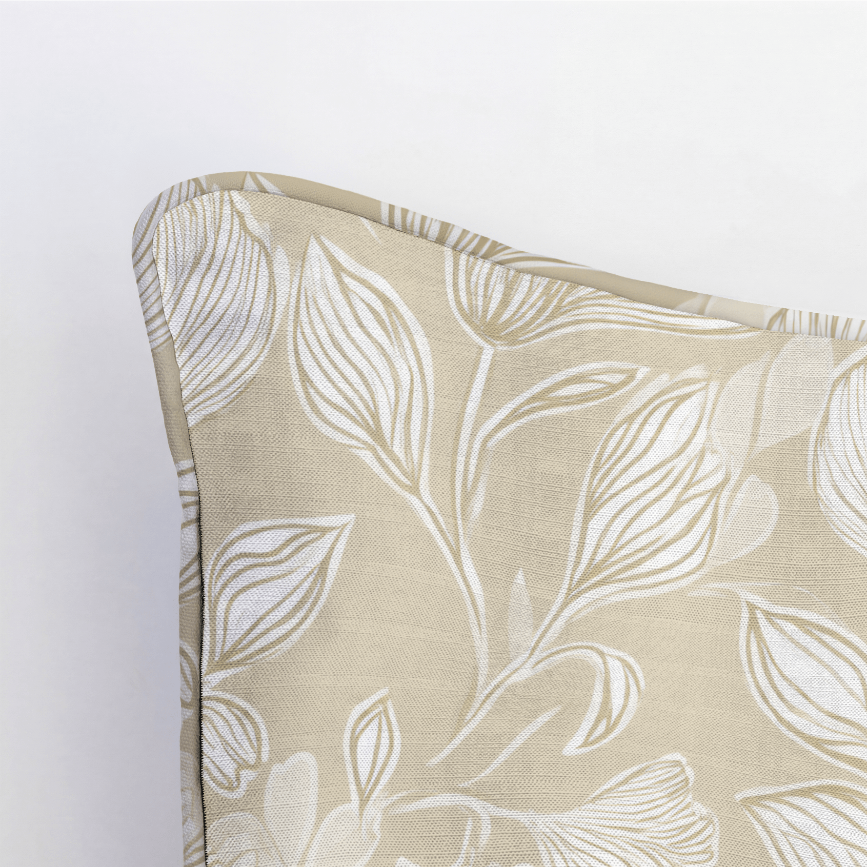 Caramel Threads Throw Pillow - Lemon Park