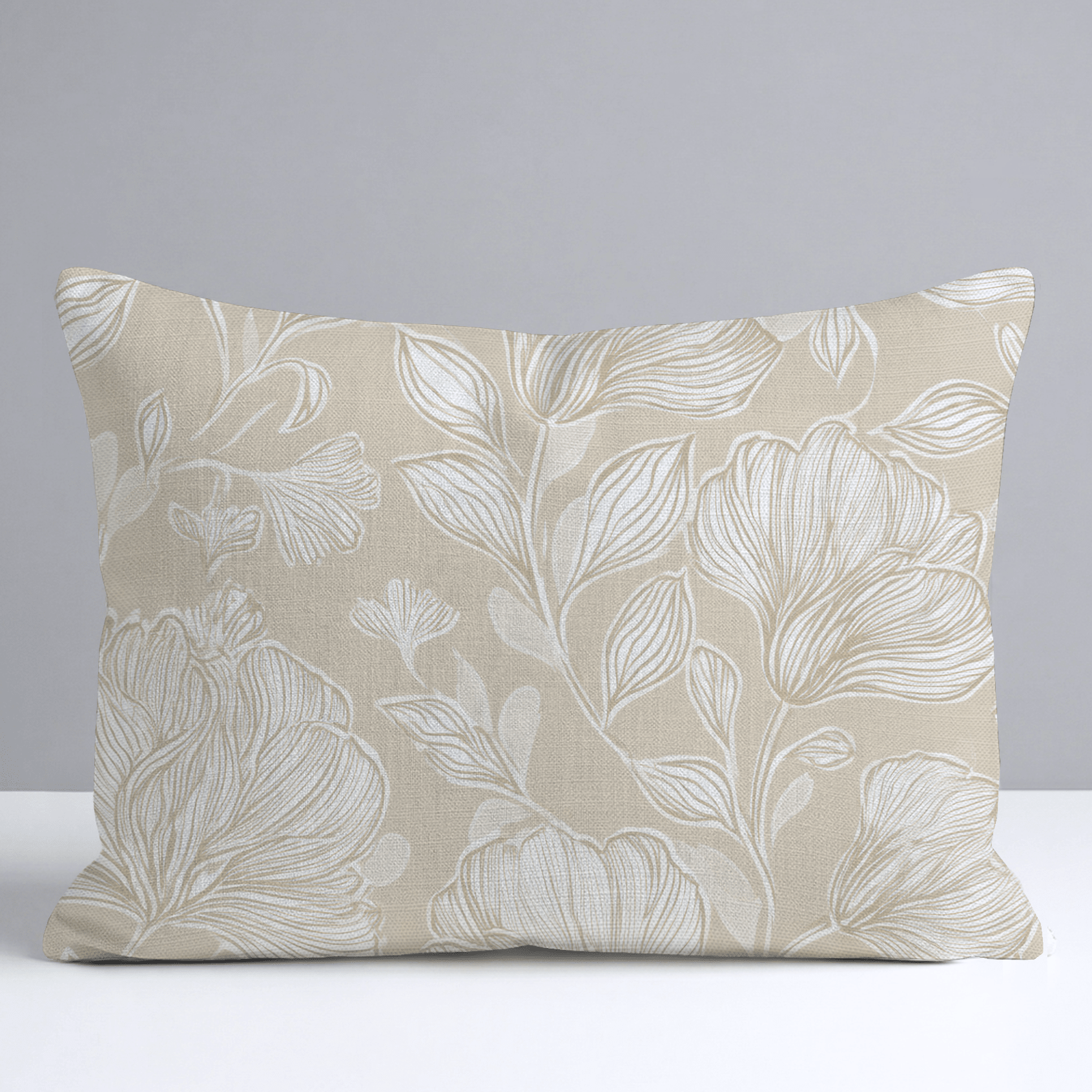 Caramel Threads Throw Pillow - Lemon Park