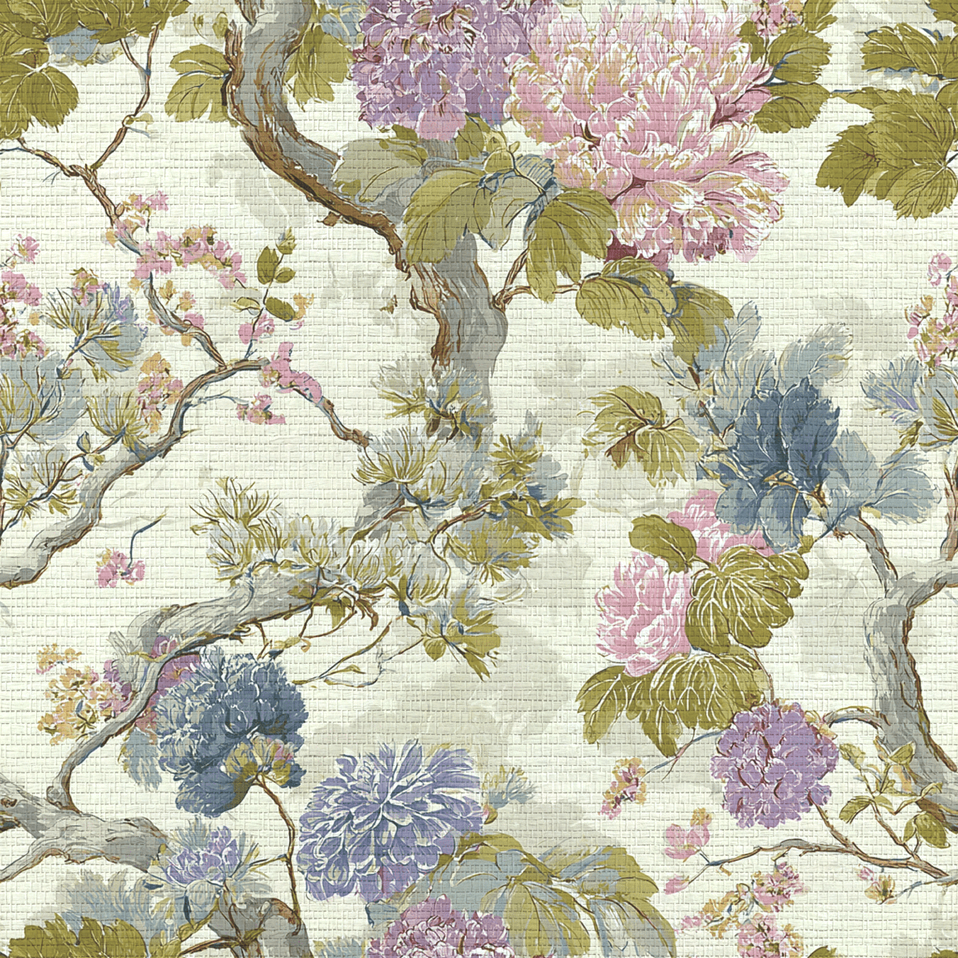Carla Faux Grasscloth Wallpaper - Lemon Park