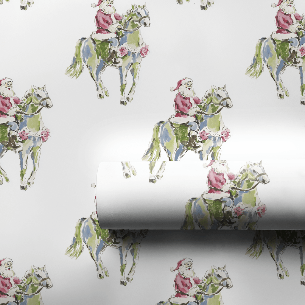 Carolers Lane - Wrapping Paper - Lemon Park