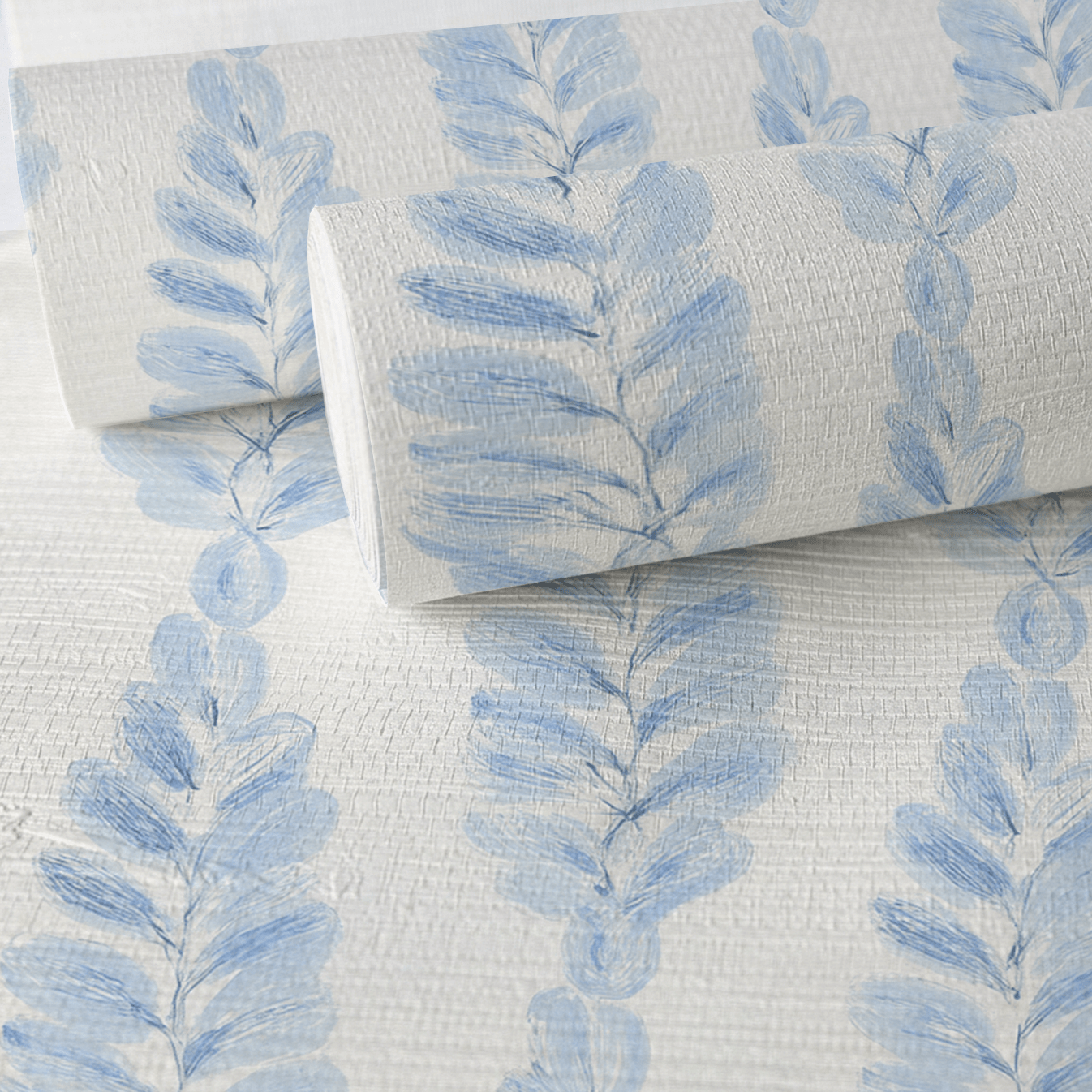 Carolina Ferns Faux Grasscloth Wallpaper - Lemon Park