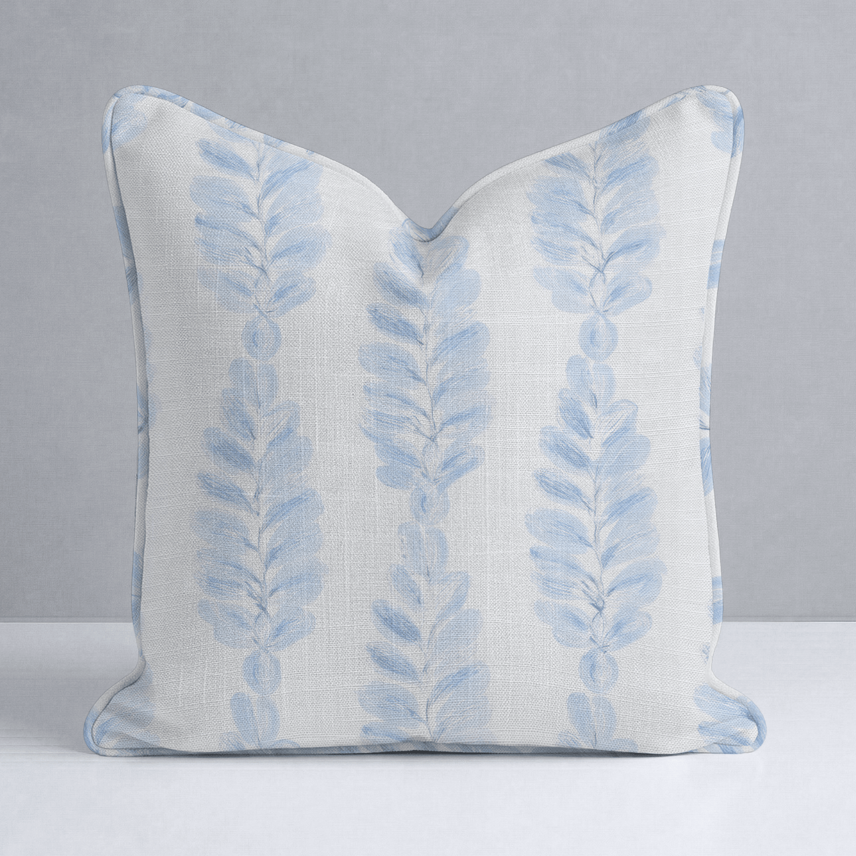 Carolina Ferns Throw Pillow - Lemon Park