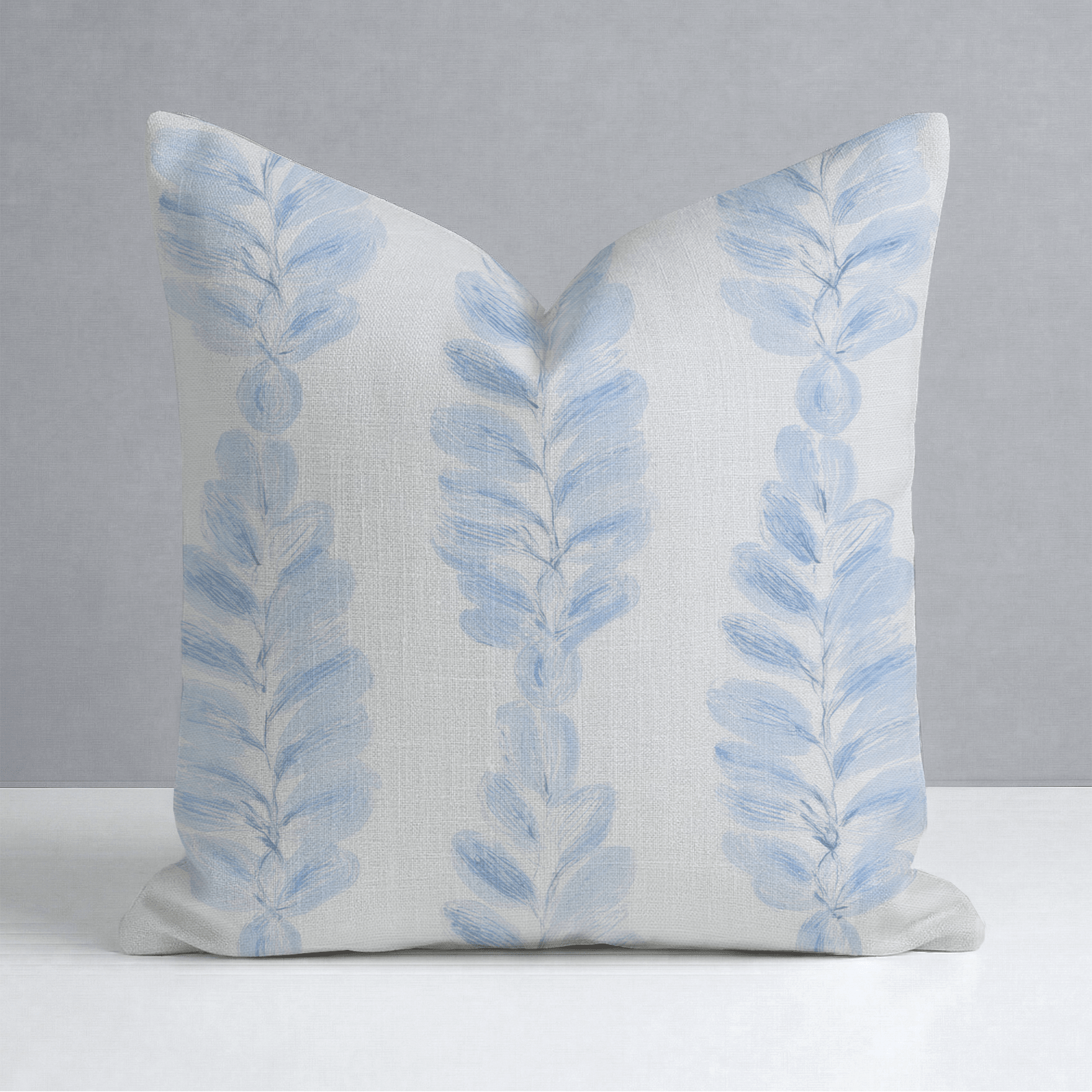 Carolina Ferns Throw Pillow - Lemon Park