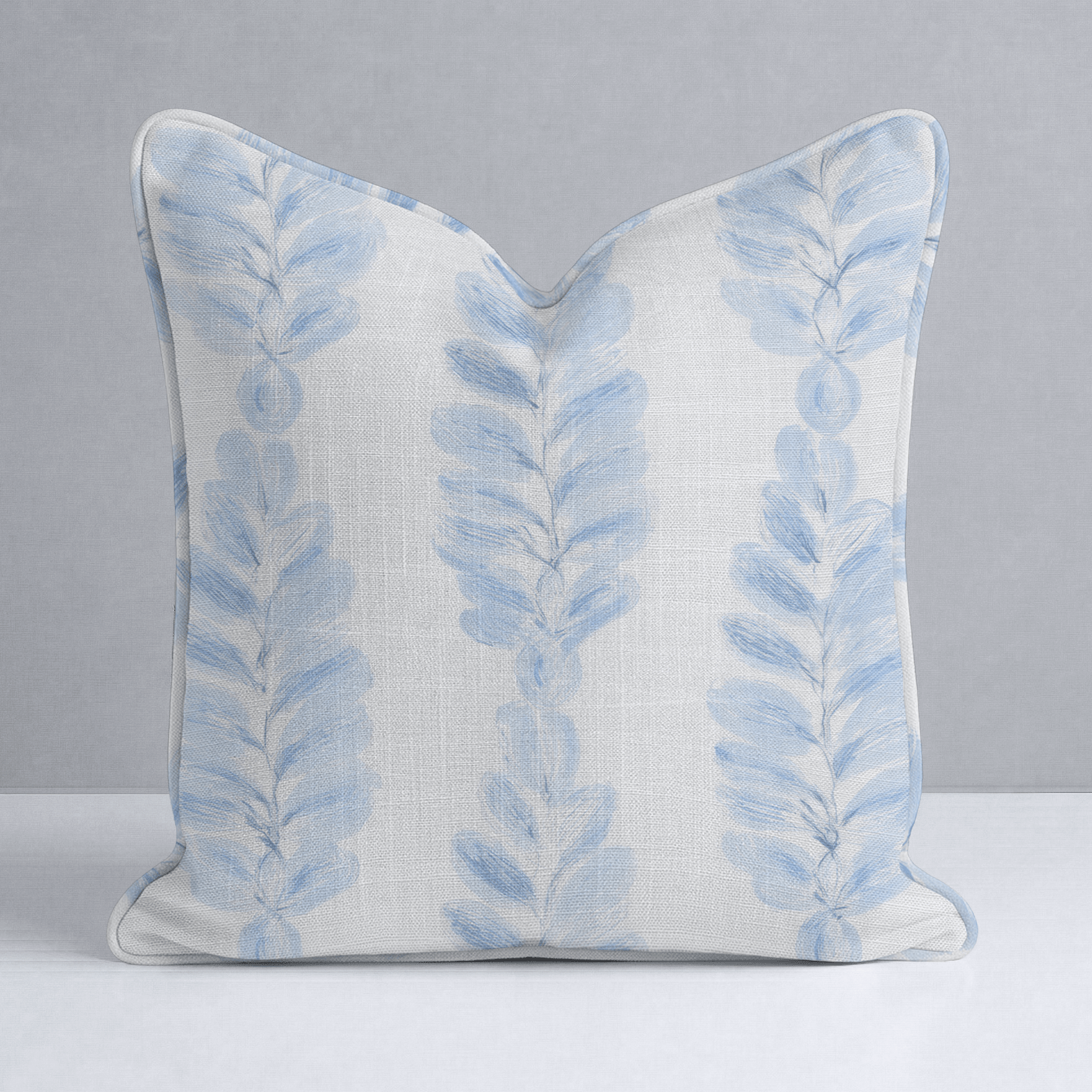 Carolina Ferns Throw Pillow - Lemon Park