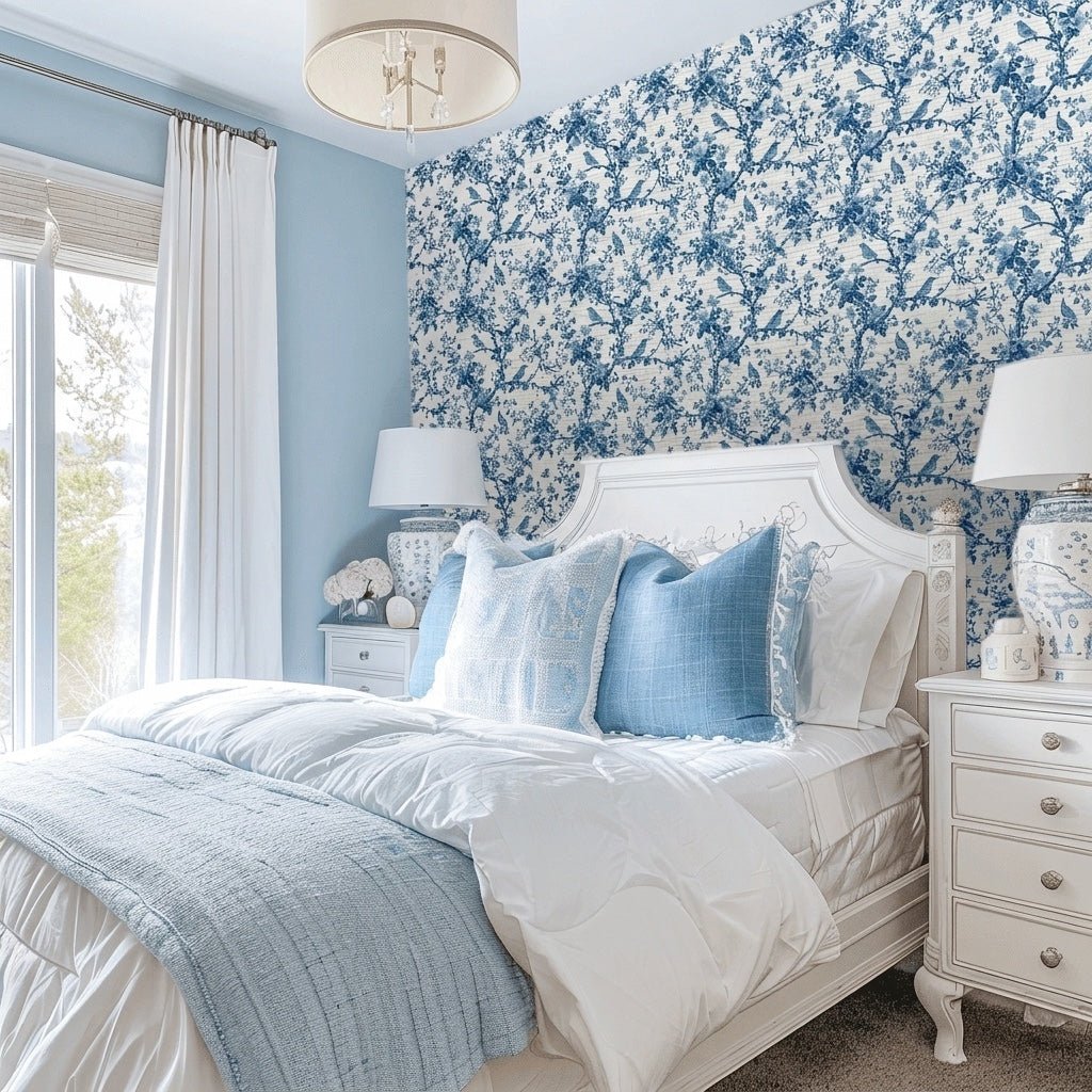 Carson Faux Grasscloth Wallpaper - Lemon Park