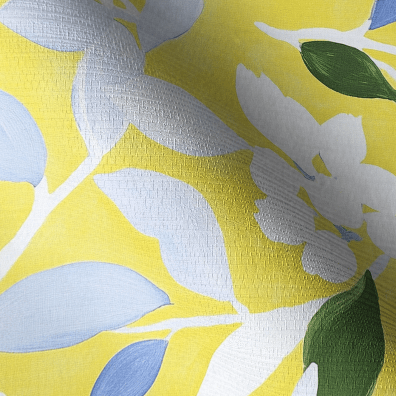Carter Faux Grasscloth Wallpaper - Lemon Park