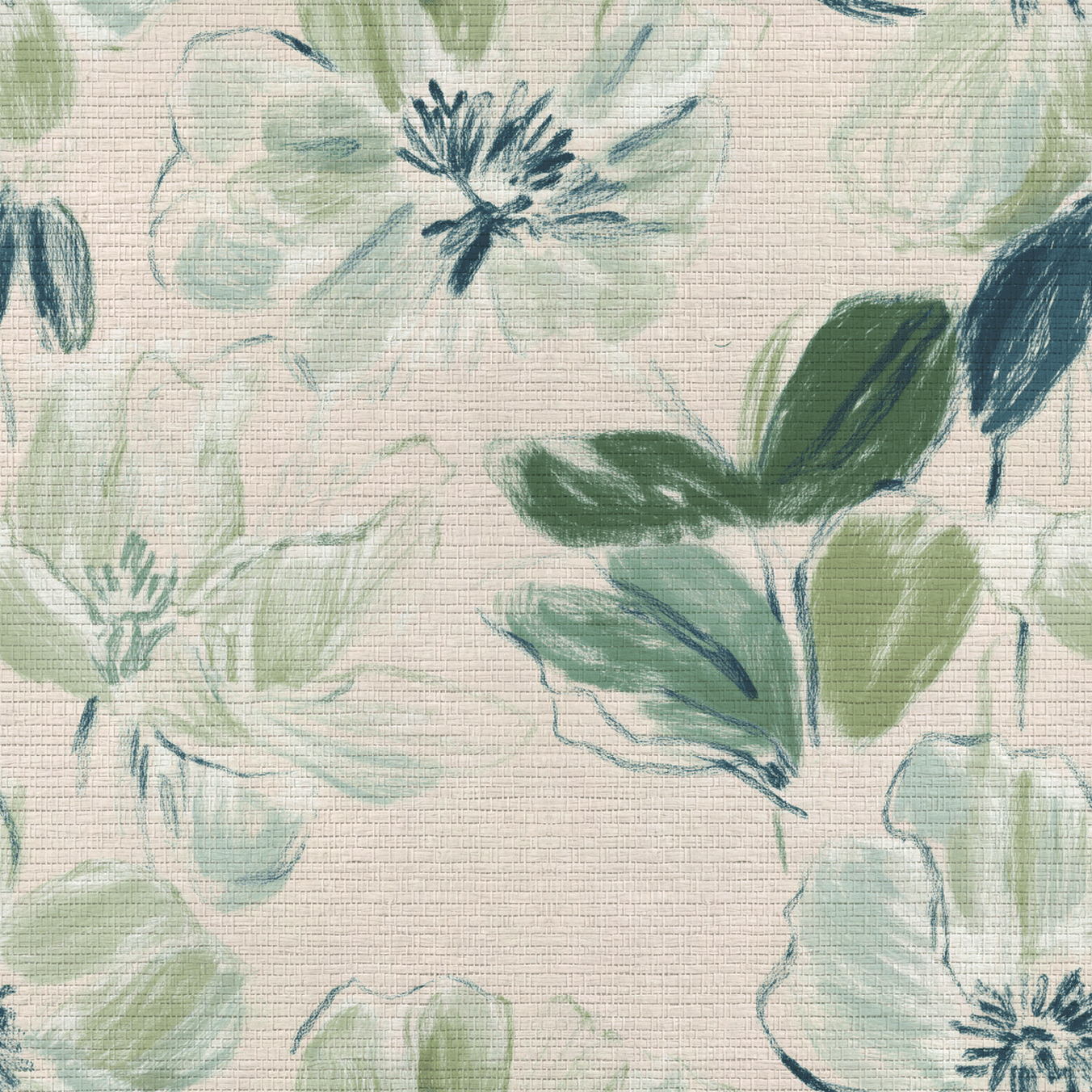 Cecily Faux Grasscloth Wallpaper - Lemon Park