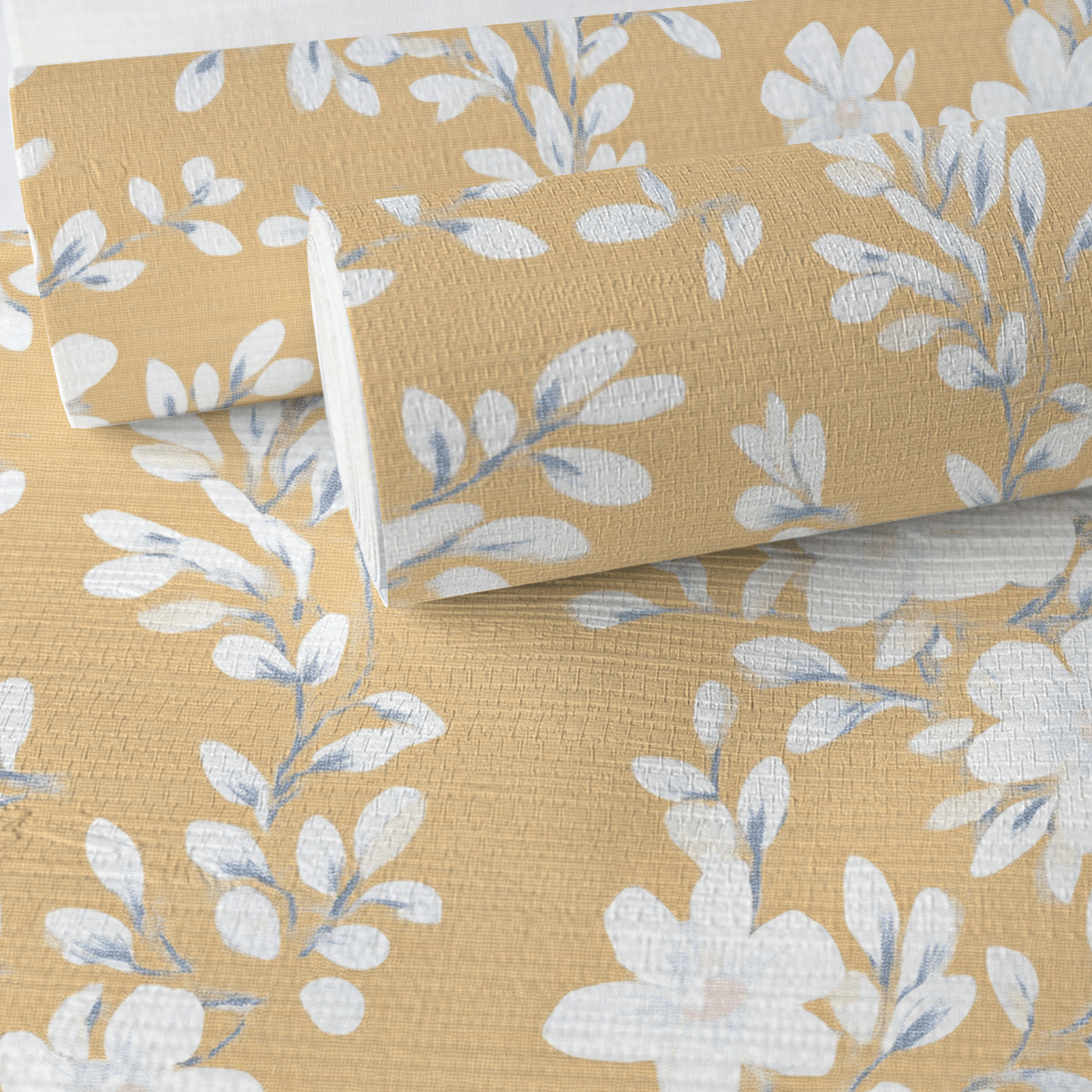 Celeste Faux Grasscloth Wallpaper - Lemon Park