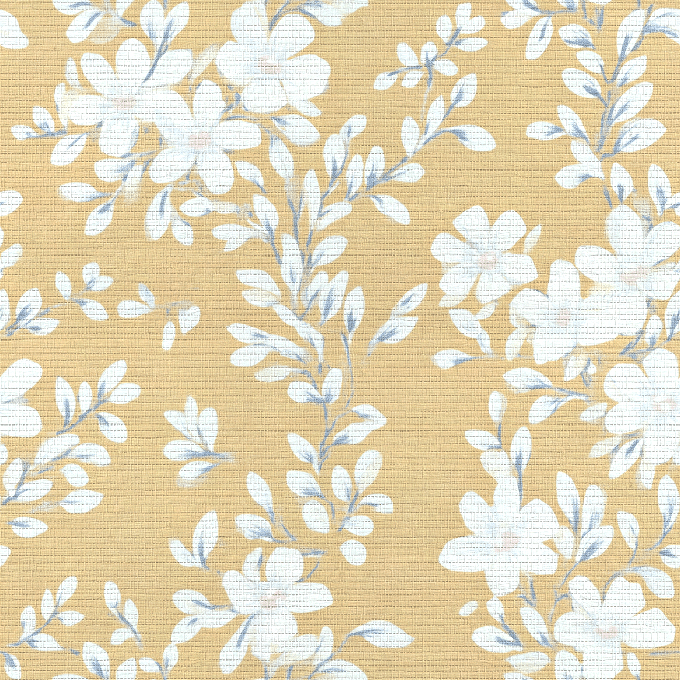 Celeste Faux Grasscloth Wallpaper - Lemon Park