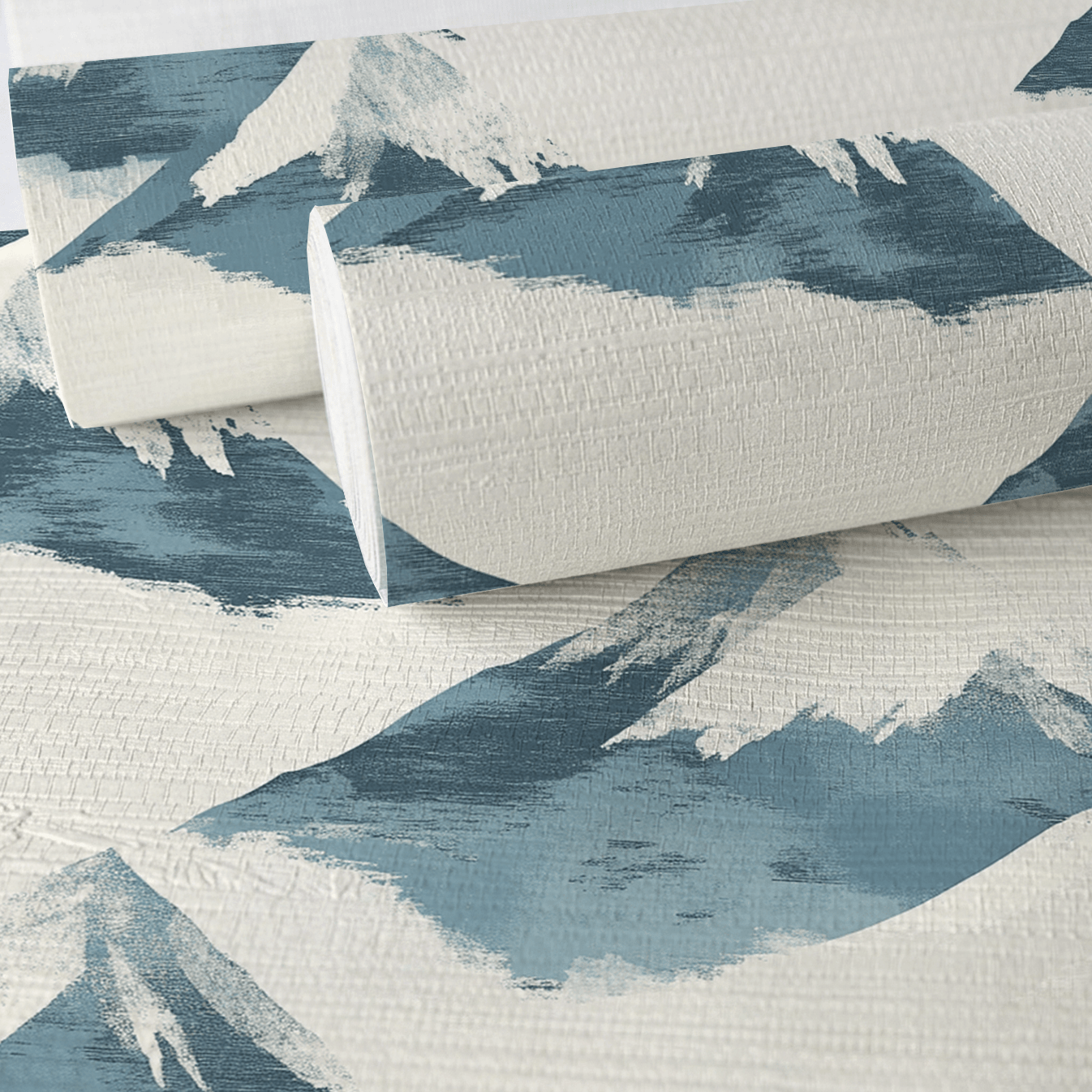 Chalet Horizon Faux Grasscloth Wallpaper - Lemon Park