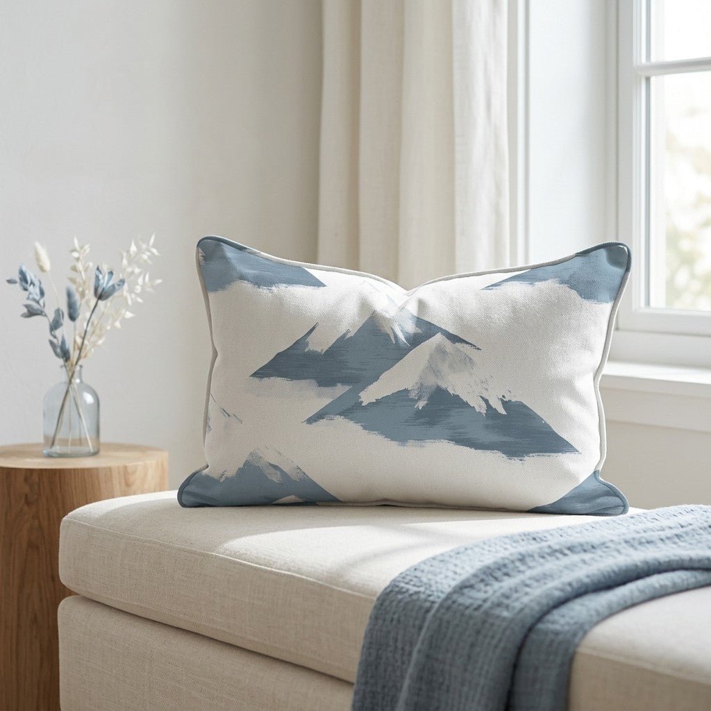 Chalet Horizon Throw Pillow - Lemon Park