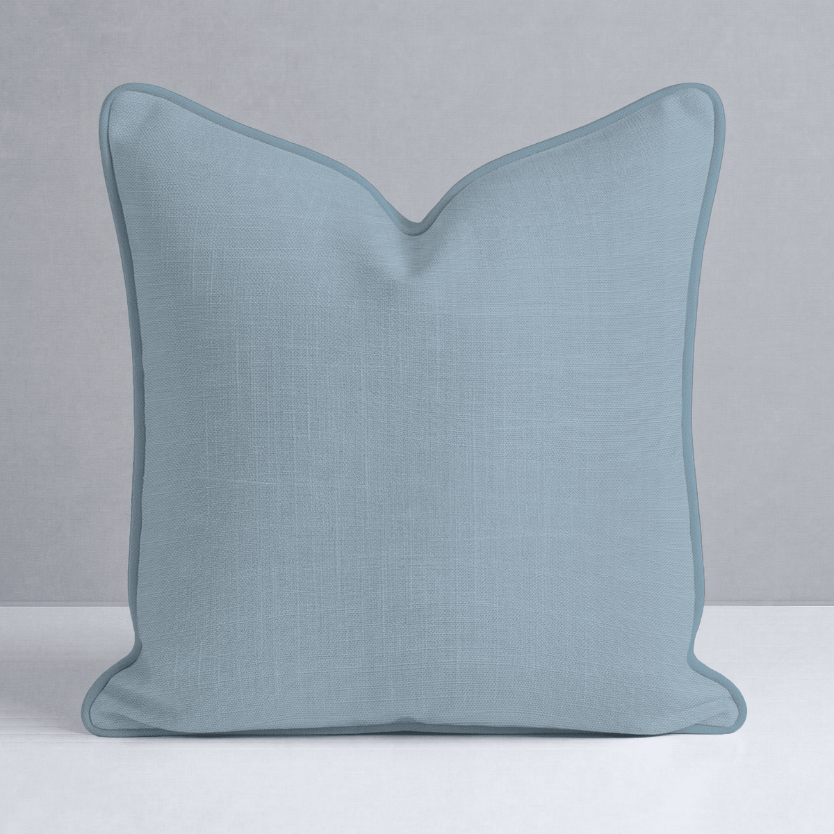 Chambray Tiles French Blue Throw Pillow - Lemon Park