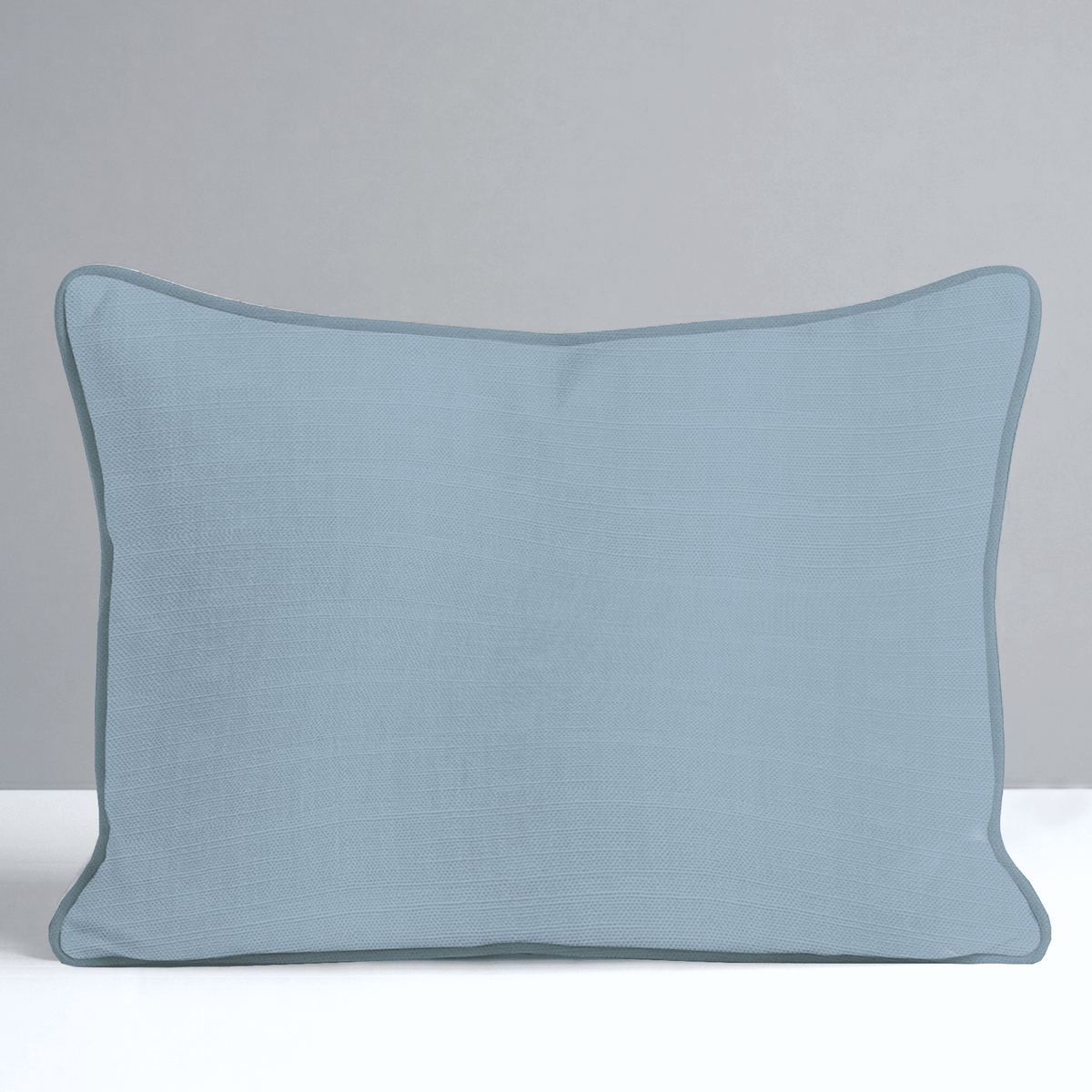 Chambray Tiles French Blue Throw Pillow - Lemon Park