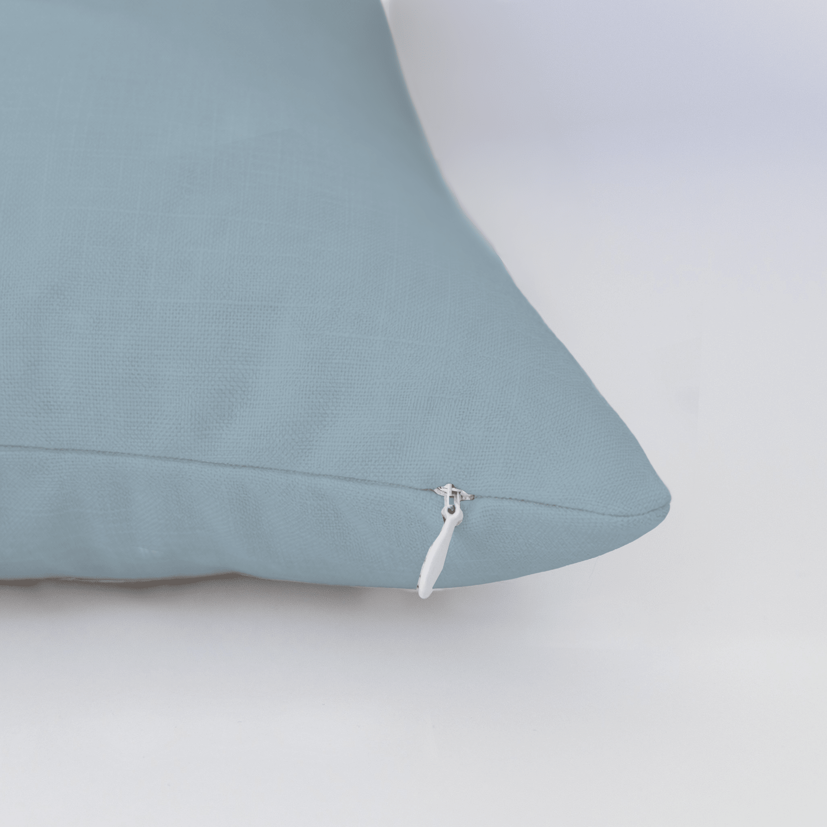 Chambray Tiles French Blue Throw Pillow - Lemon Park