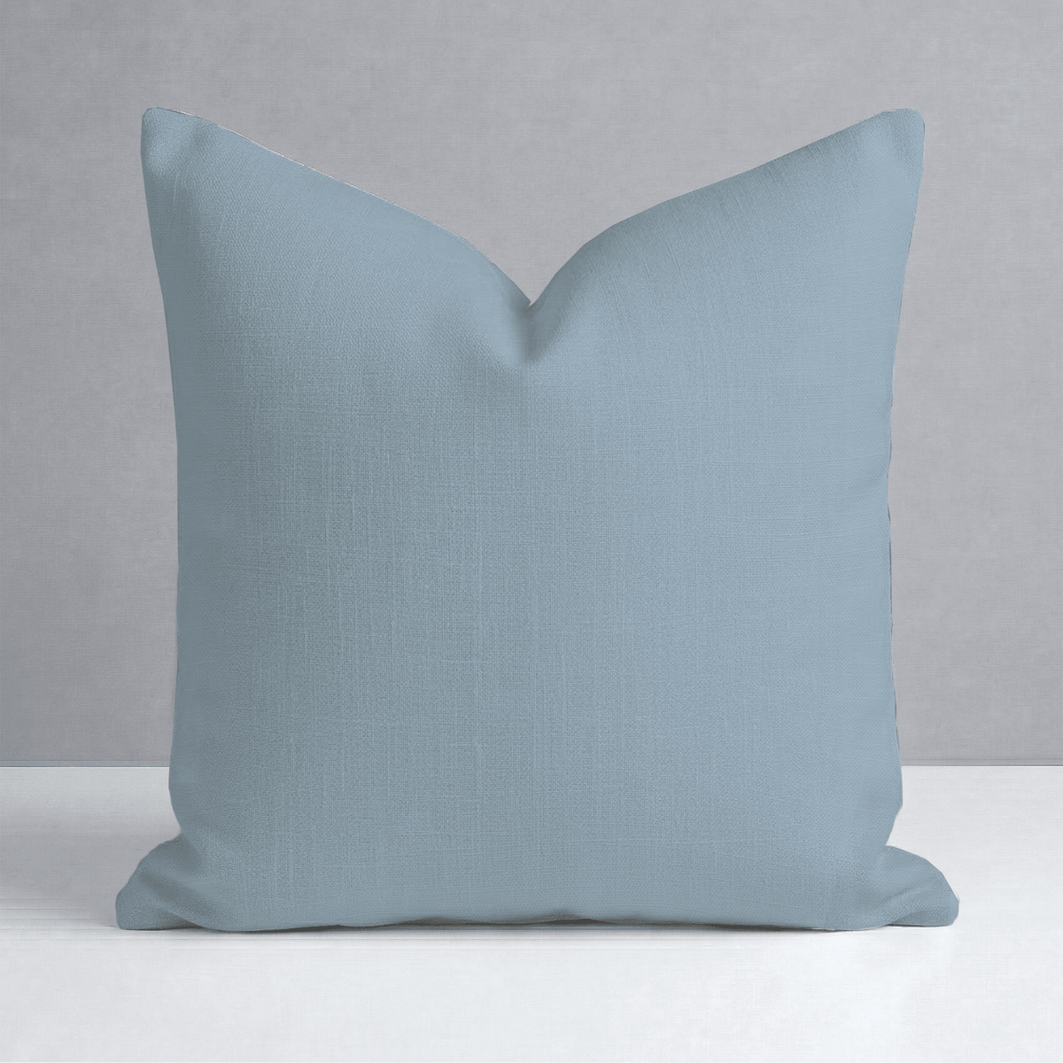 Chambray Tiles French Blue Throw Pillow - Lemon Park