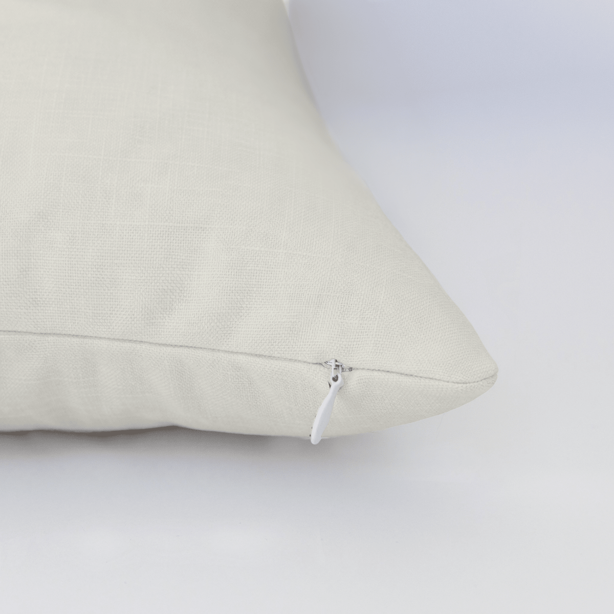Chambray Tiles Linen Throw Pillow - Lemon Park