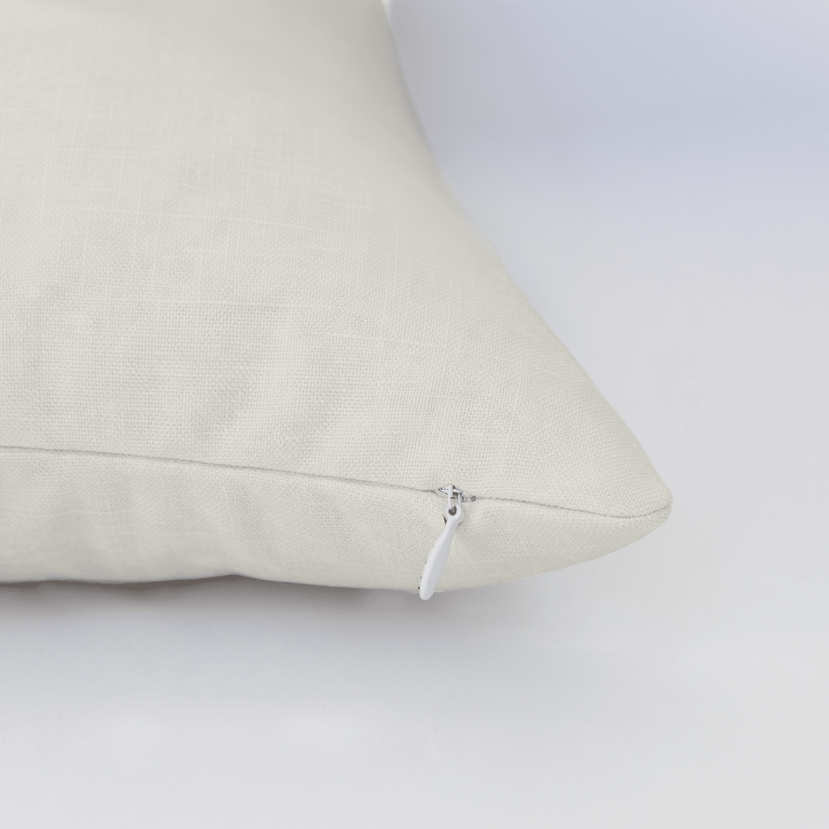 Chambray Tiles Linen Throw Pillow - Lemon Park