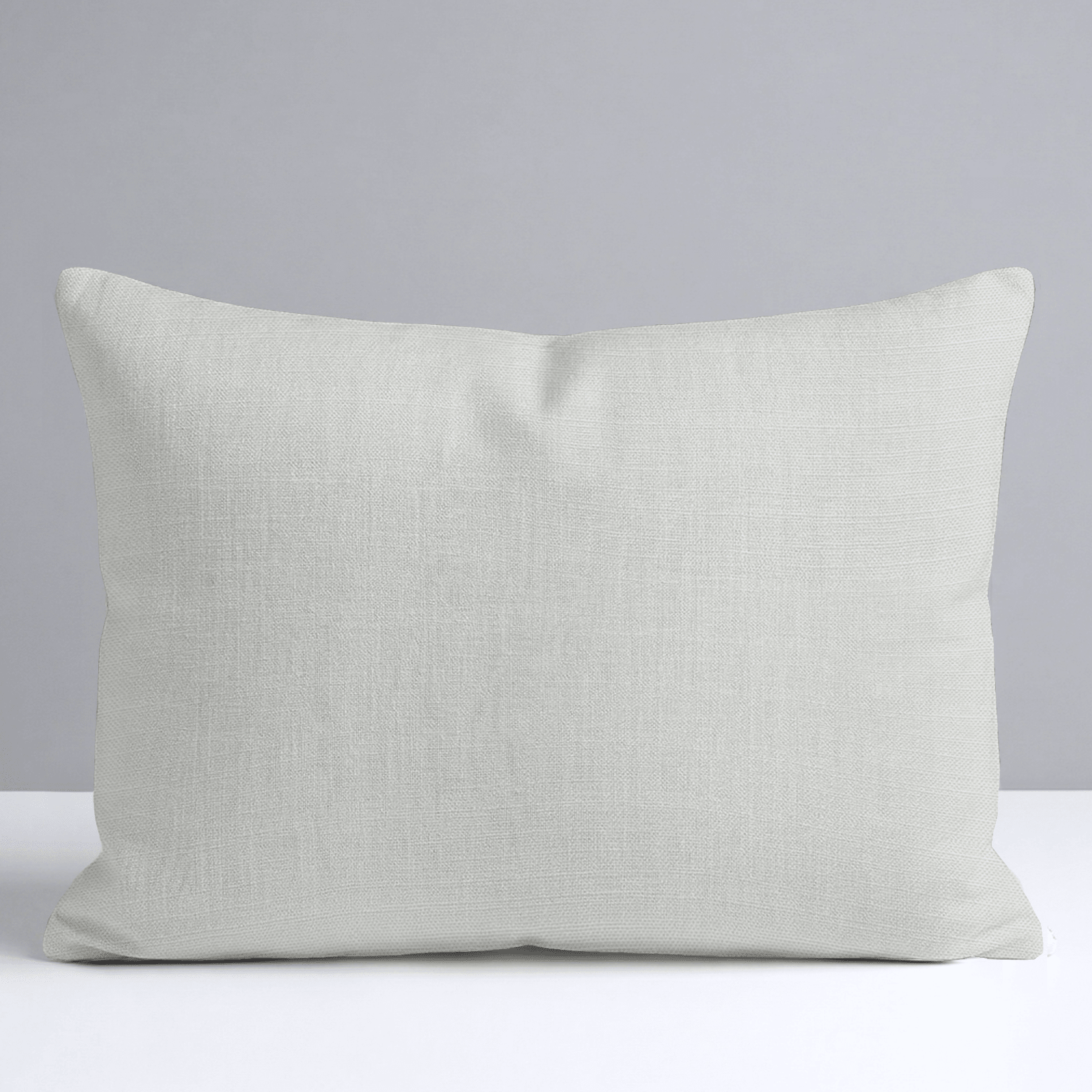 Chambray Tiles Linen Throw Pillow - Lemon Park