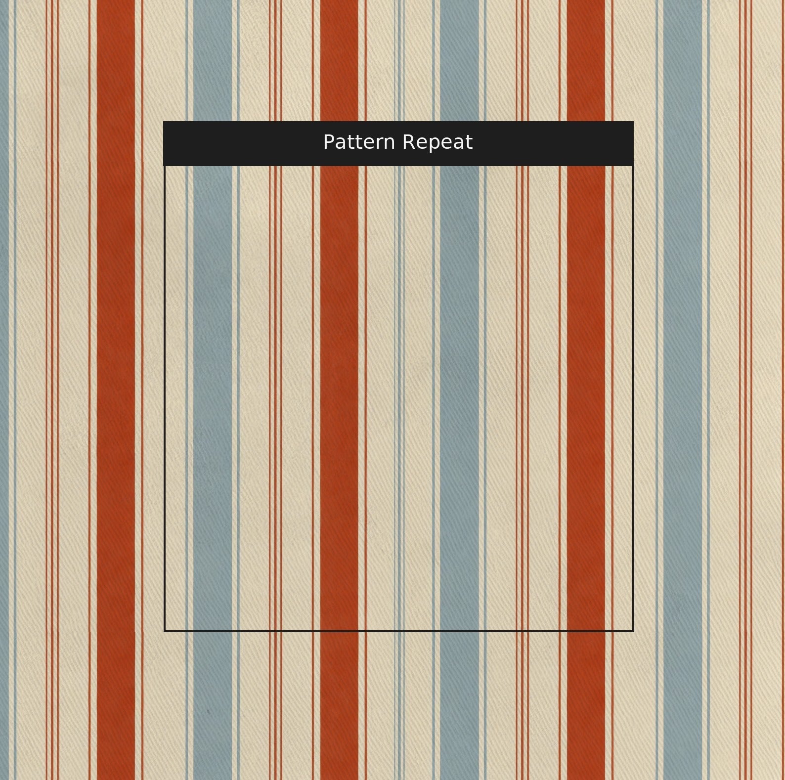 Chambray Tiles Stripes - Fabric - Lemon Park