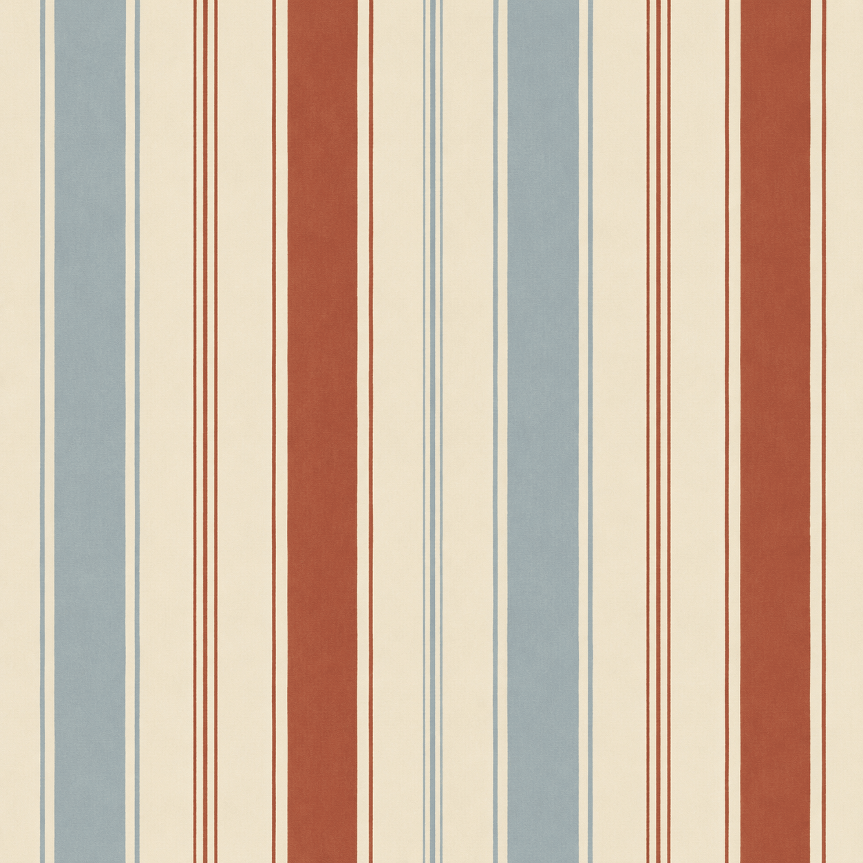 Chambray Tiles Stripes Wallpaper - Lemon Park