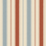 Chambray Tiles Stripes Wallpaper - Lemon Park