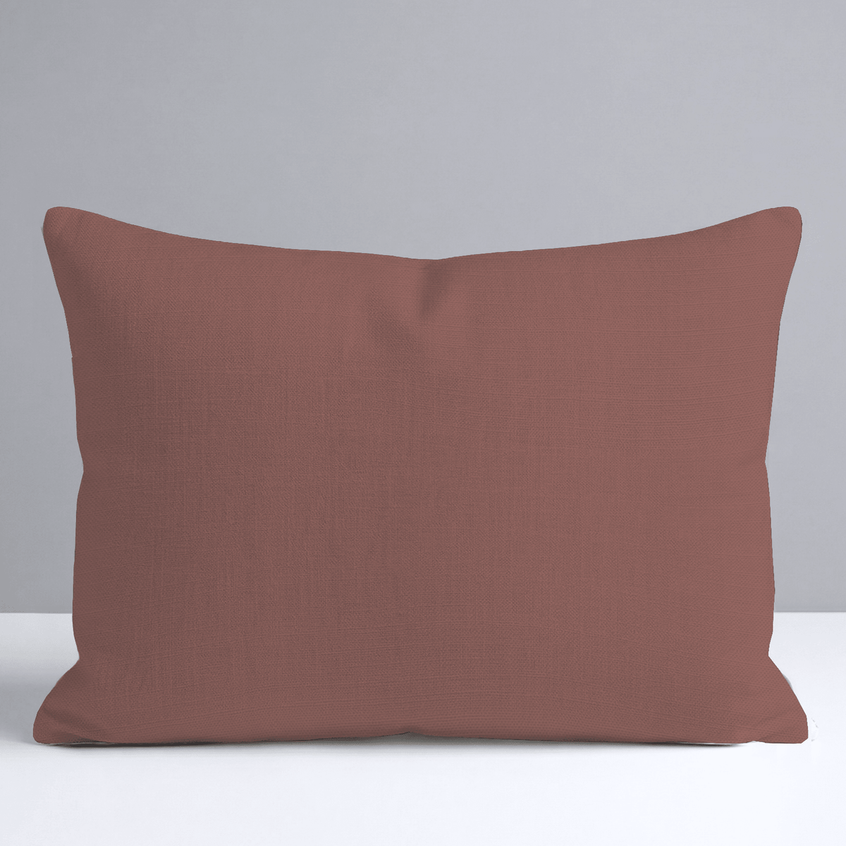 Chambray Tiles Terracotta Throw Pillow - Lemon Park