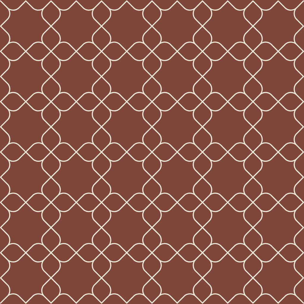 Chambray Tiles Terracotta Trellis Wallpaper - Lemon Park