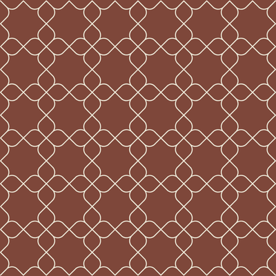 Chambray Tiles Terracotta Trellis Wallpaper - Lemon Park
