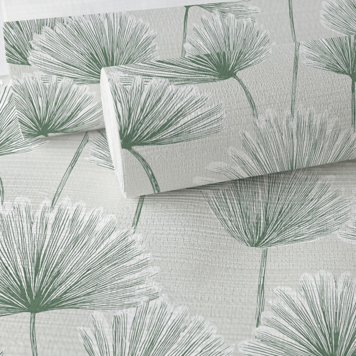 Chamomile Faux Grasscloth Wallpaper - Lemon Park