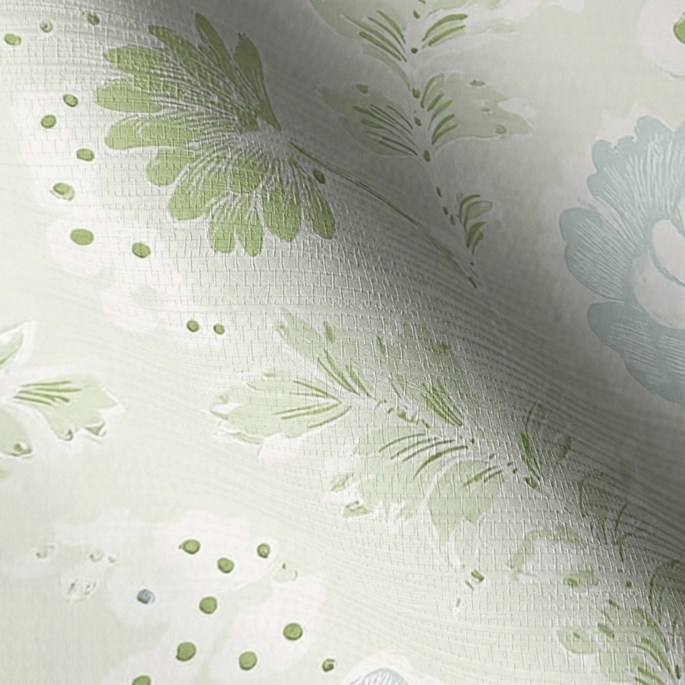 Charleston Mist Faux Grasscloth Wallpaper - Lemon Park