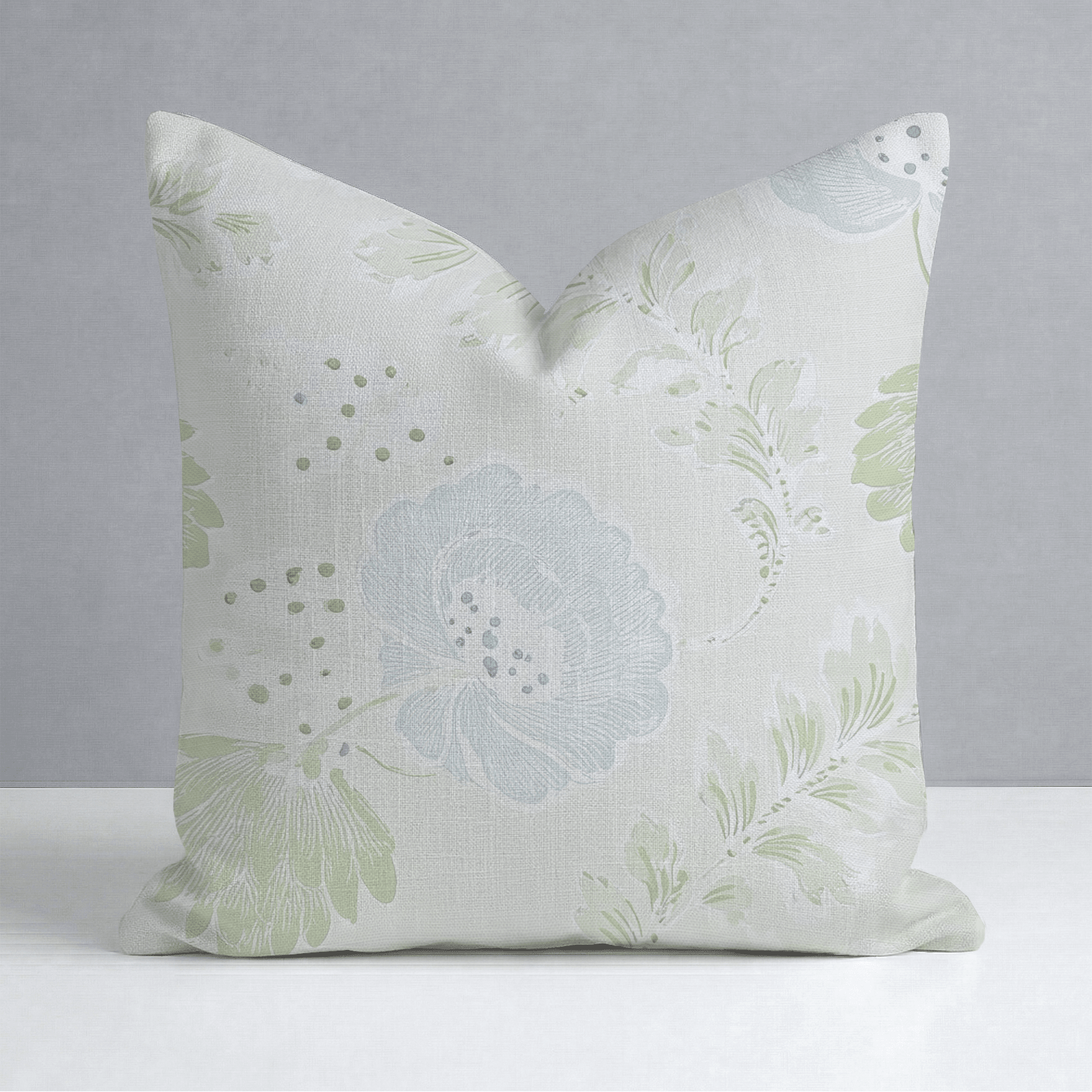 Charleston Mist Throw Pillow - Lemon Park